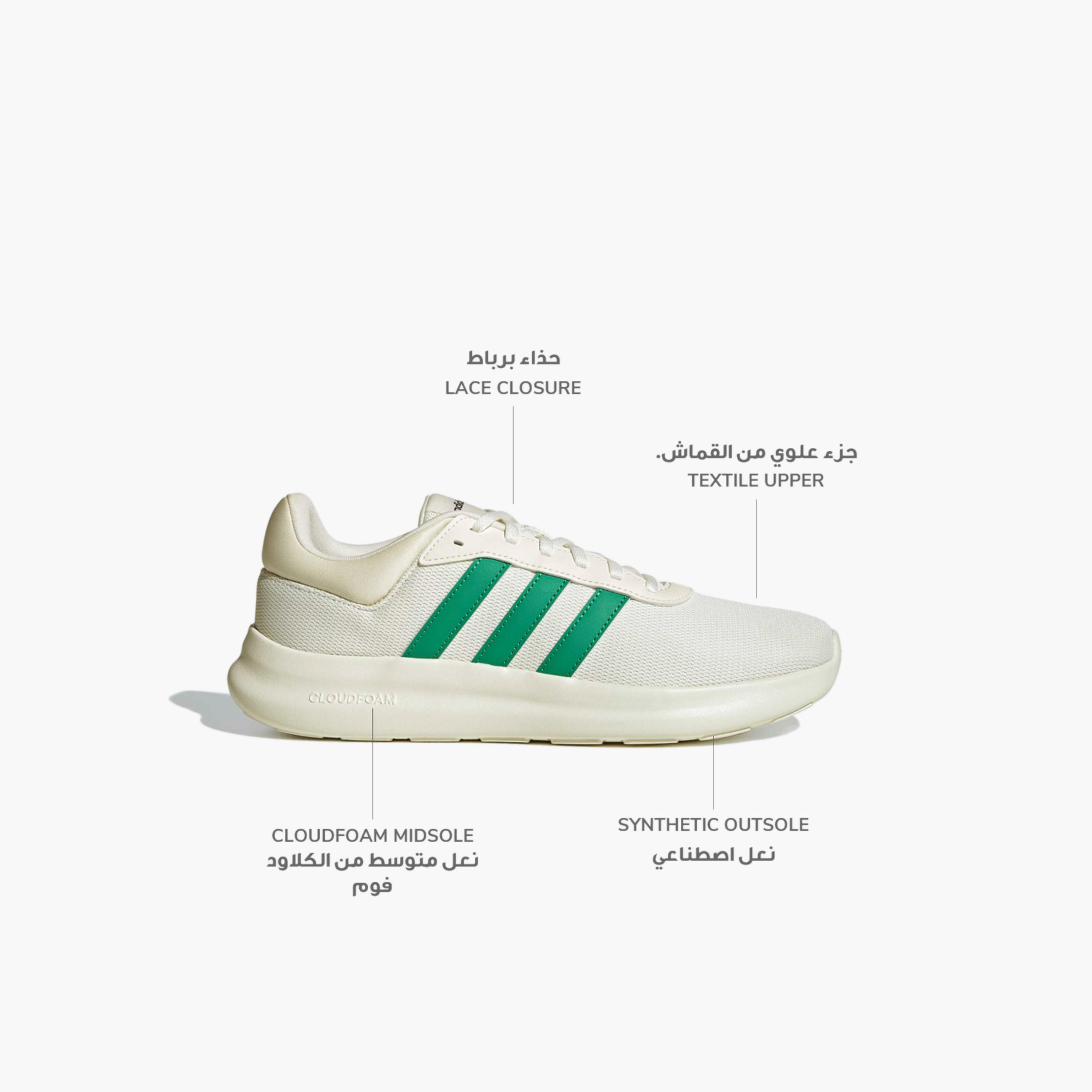 Adidas Men Lite Racer 4.0 Lace-Up Ankle Sneakers-sports-men-shoes-image-2