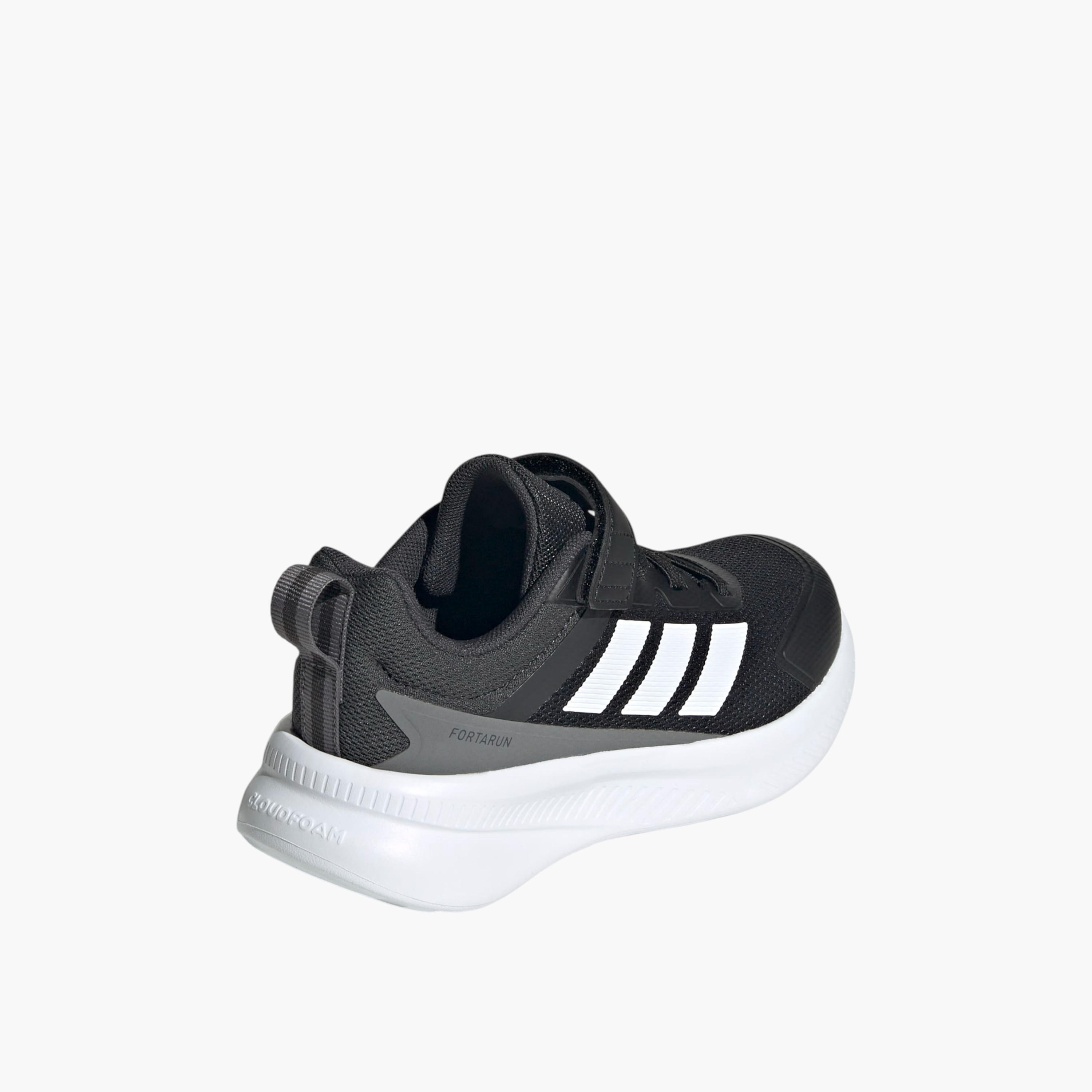 adidas Kids Fortarun 4.0 El C Lace-Up Cushioned Sole Running Shoes-girls-shoes-schoolshoes-image-3