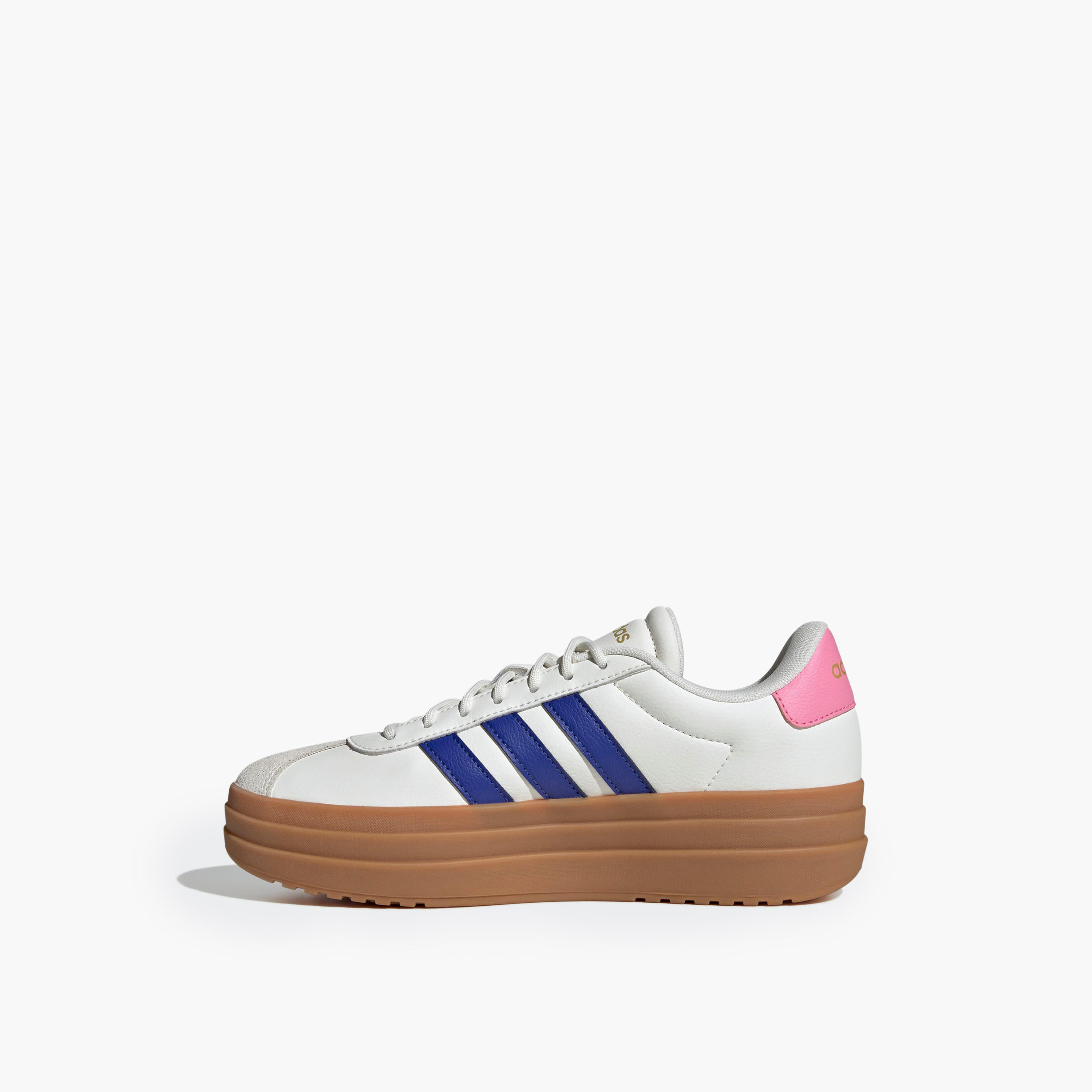 Adidas Women VL COURT BOLD Panelled Lace-Up Sneakers-women-shoes-sneakers-image-4