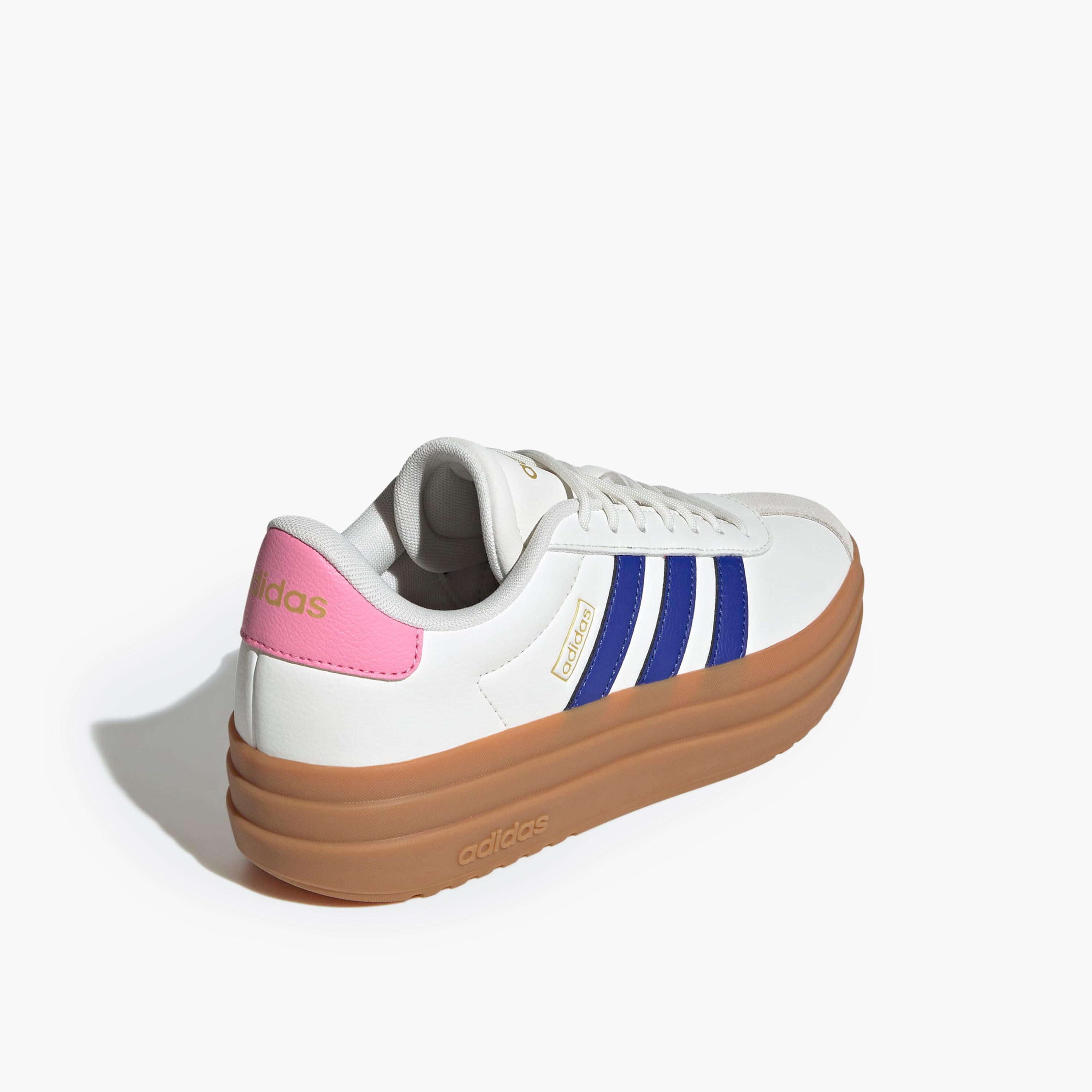 Adidas Women VL COURT BOLD Panelled Lace-Up Sneakers-women-shoes-sneakers-image-5