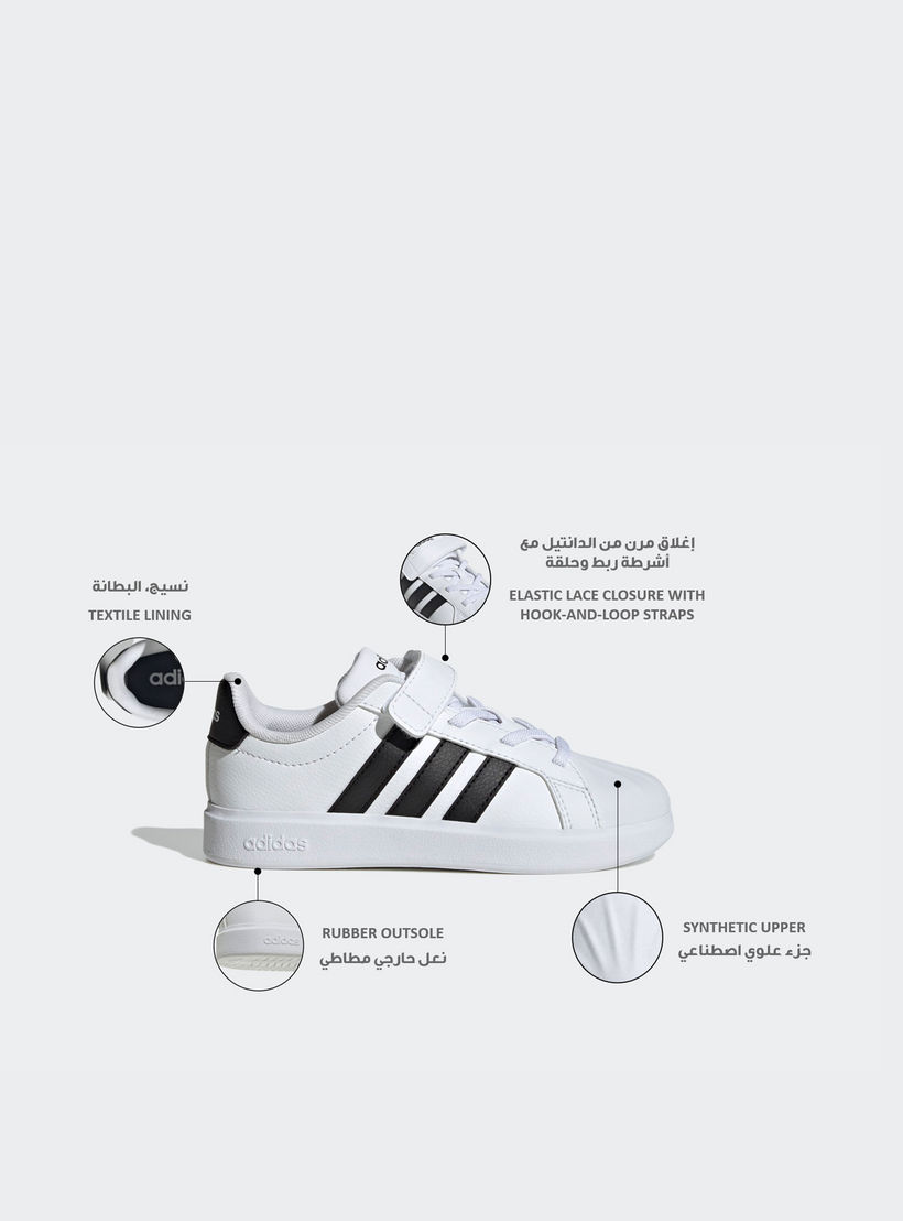 Adidas Boys Streettalk Hook & Loop Ankle Sneakers-sports-boys-shoes-image-2