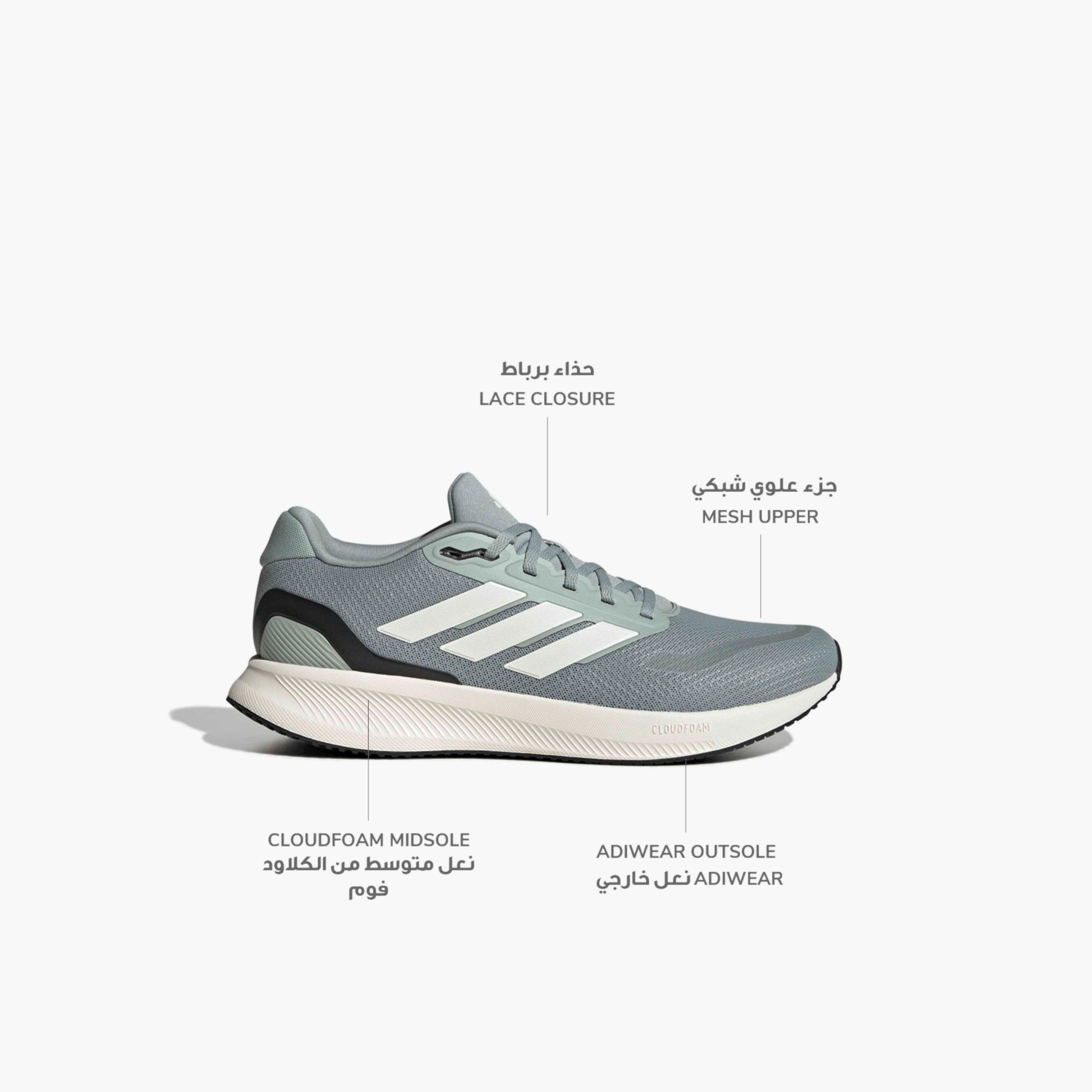 Adidas Men Runfalcon 5 Lace-Up Running Shoes-sports-men-shoes-image-2
