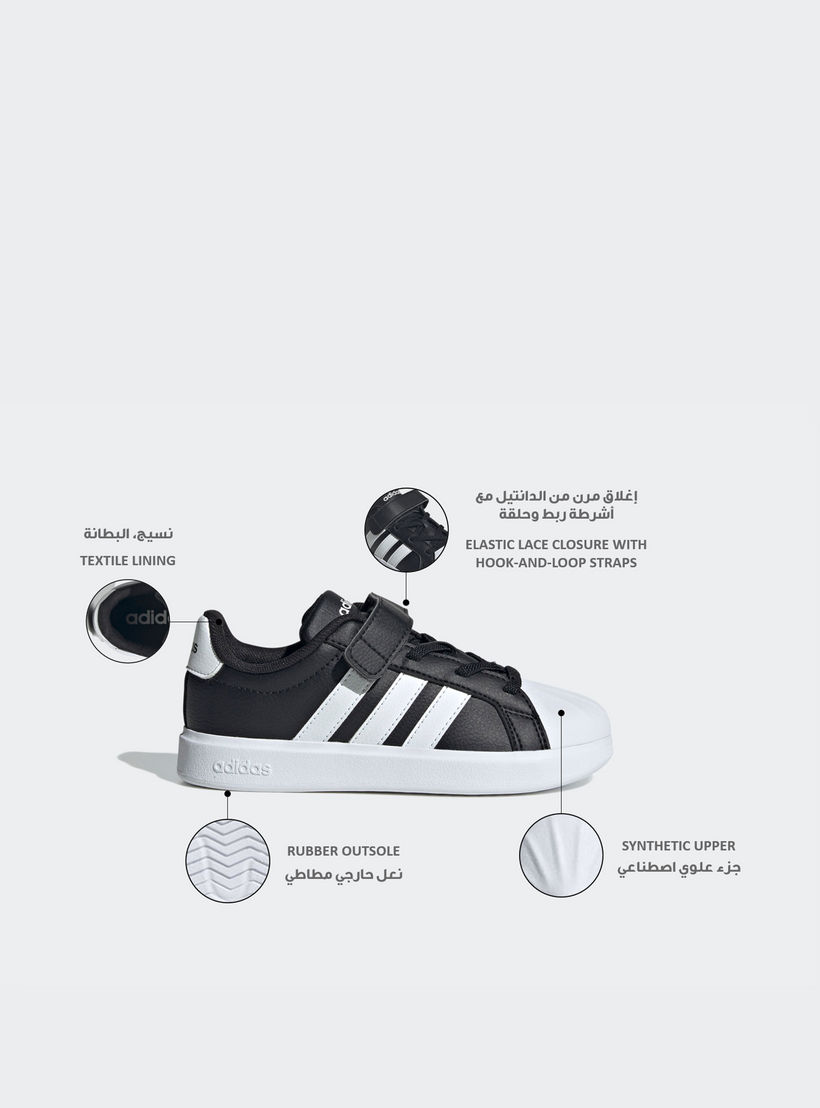 Adidas Boys Streettalk EL Hook & Loop Ankle Sneakers-boys-shoes-sneakers-image-2