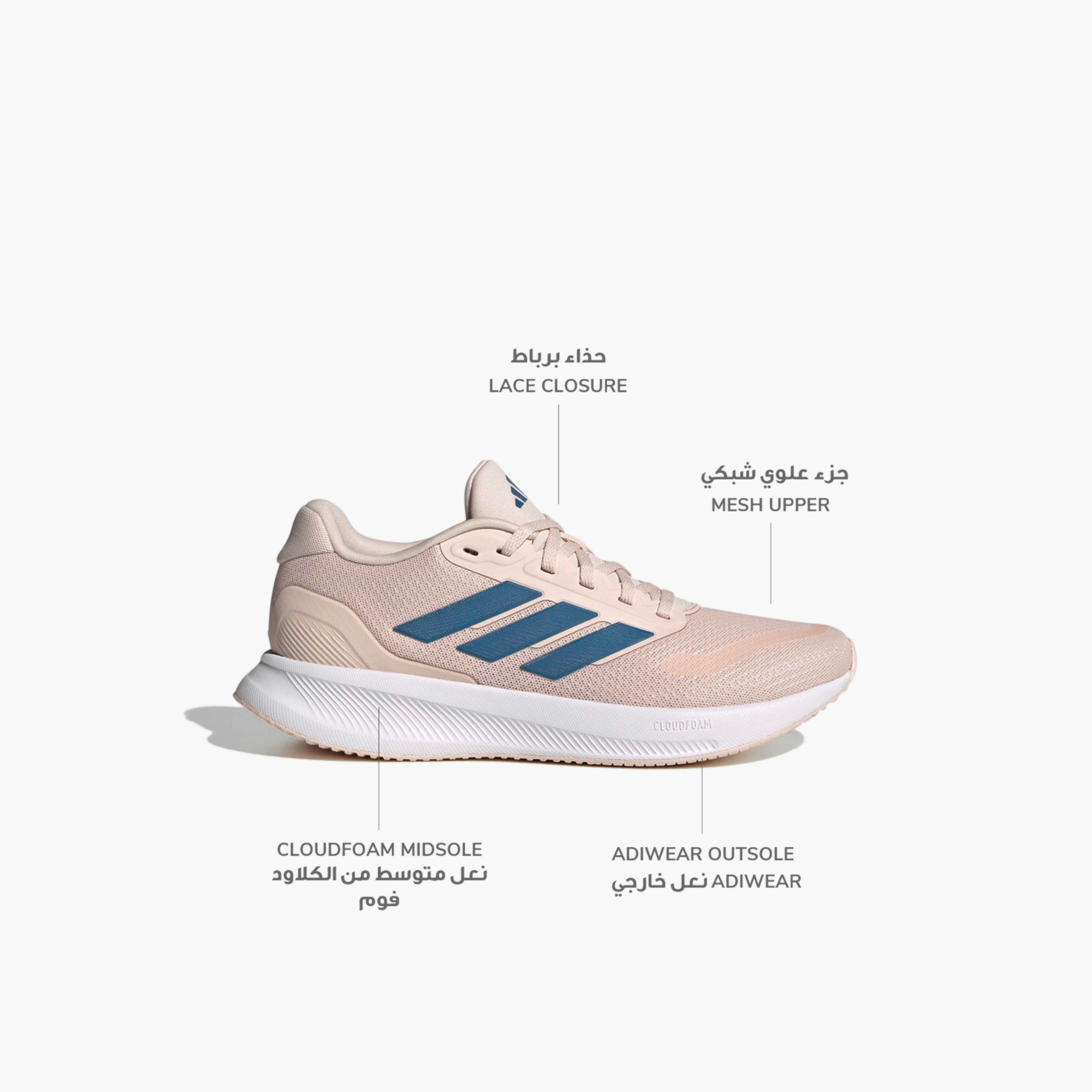 Adidas Women Runfalcon 5 Lace-Up Running Shoes-women-shoes-sneakers-image-2