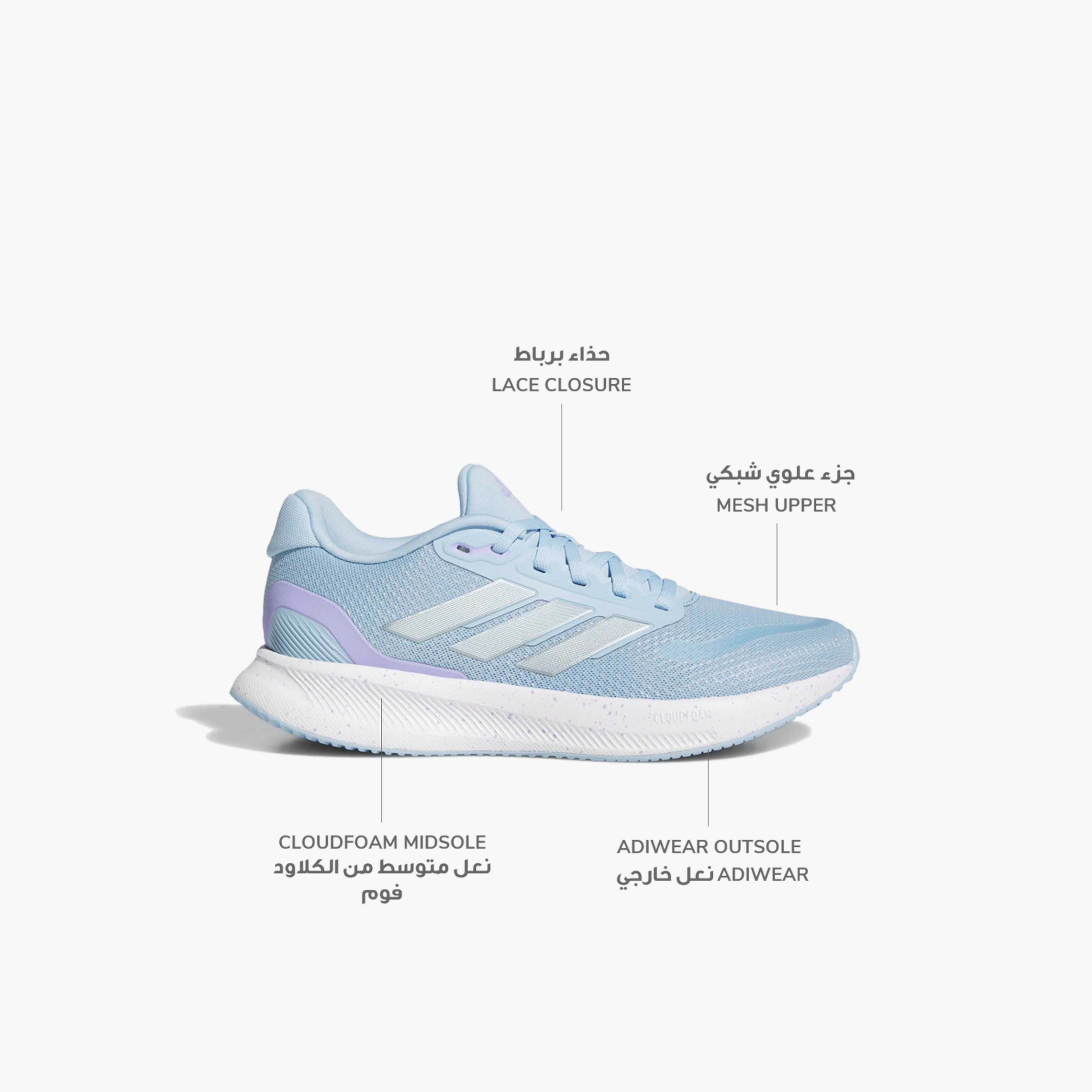 Adidas Women Runfalcon 5 Lace-Up Running Shoes-women-shoes-sneakers-image-2