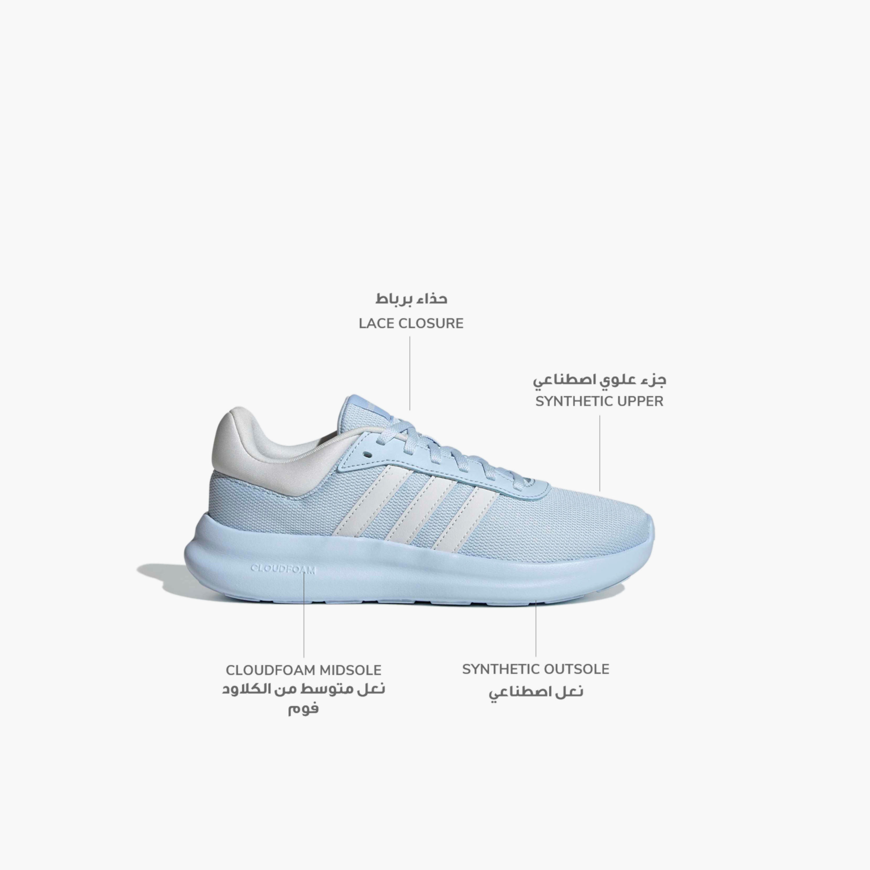Adidas Women Lite Racer 4.0 Lace-Up Ankle Sneakers-women-shoes-sneakers-image-2