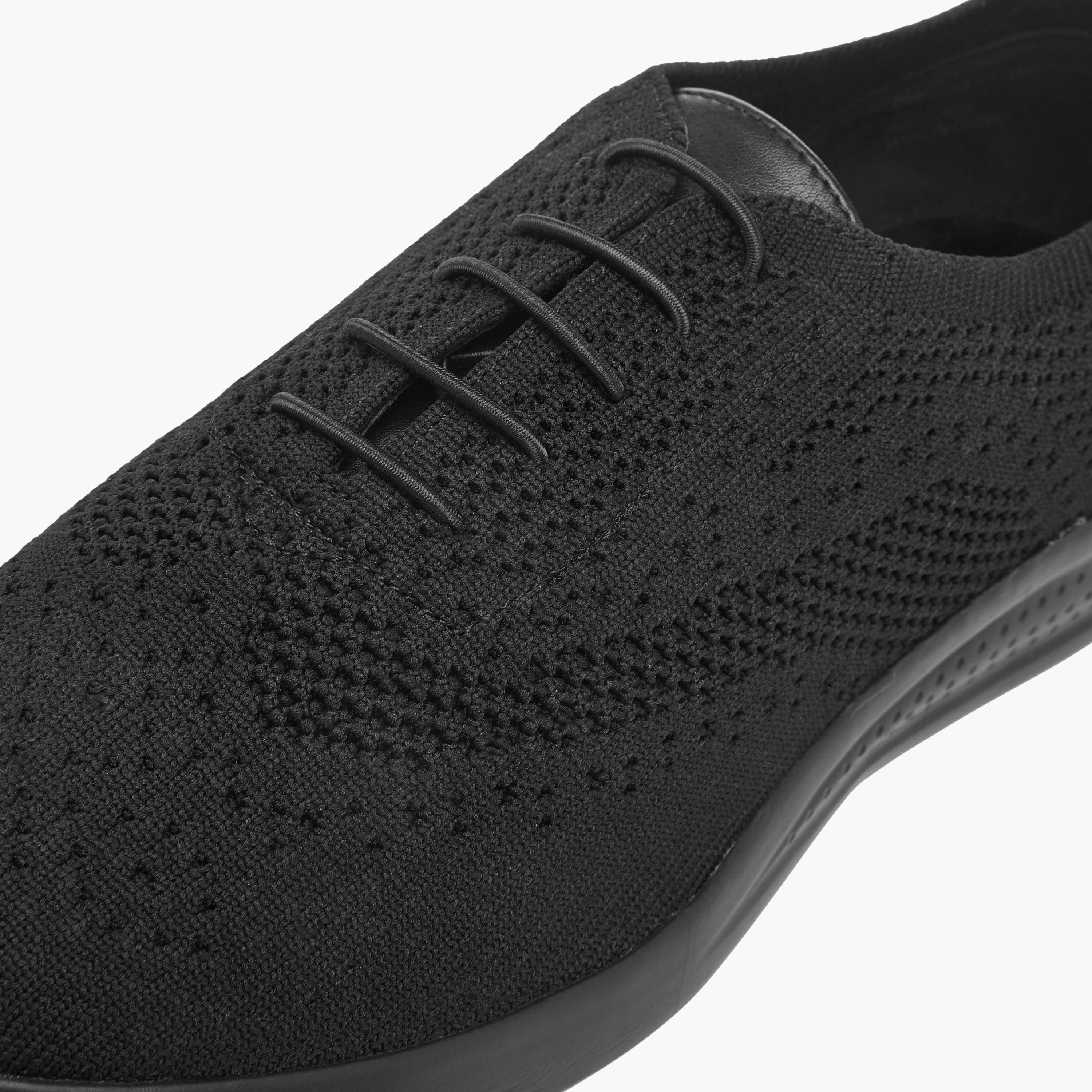 Flora Bella Textured Comfort Sneakers with Elasticated Laces-women-shoes-sneakers-image-4