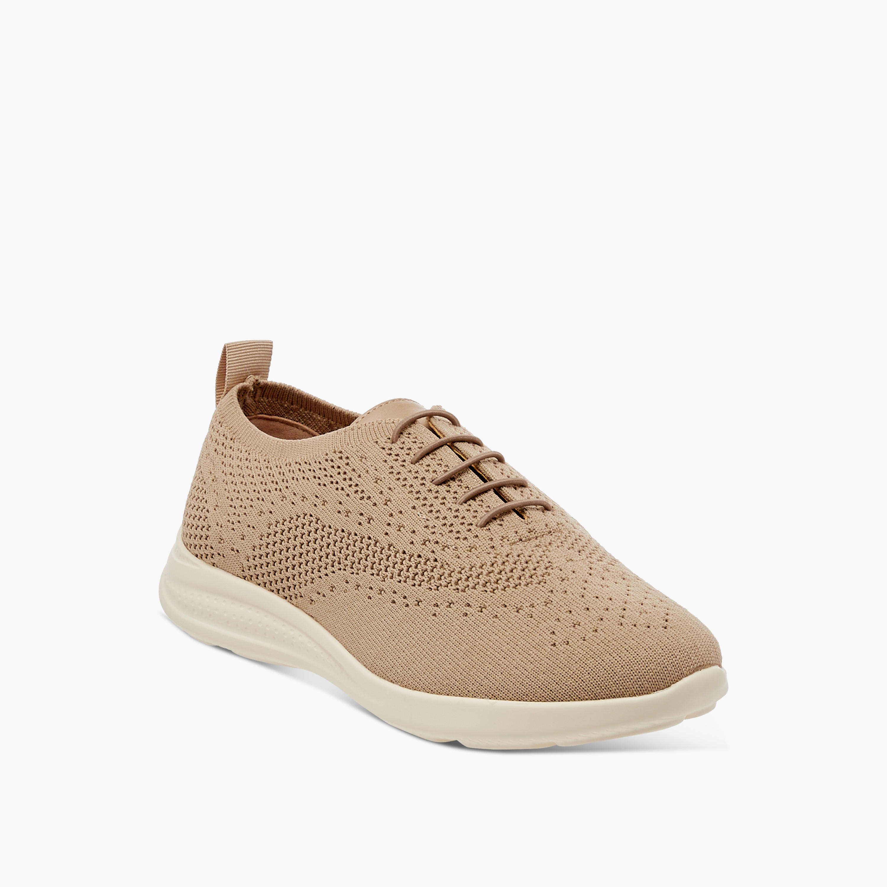 Flora Bella Textured Comfort Sneakers with Lace-Up Closure-women-shoes-sneakers-image-2