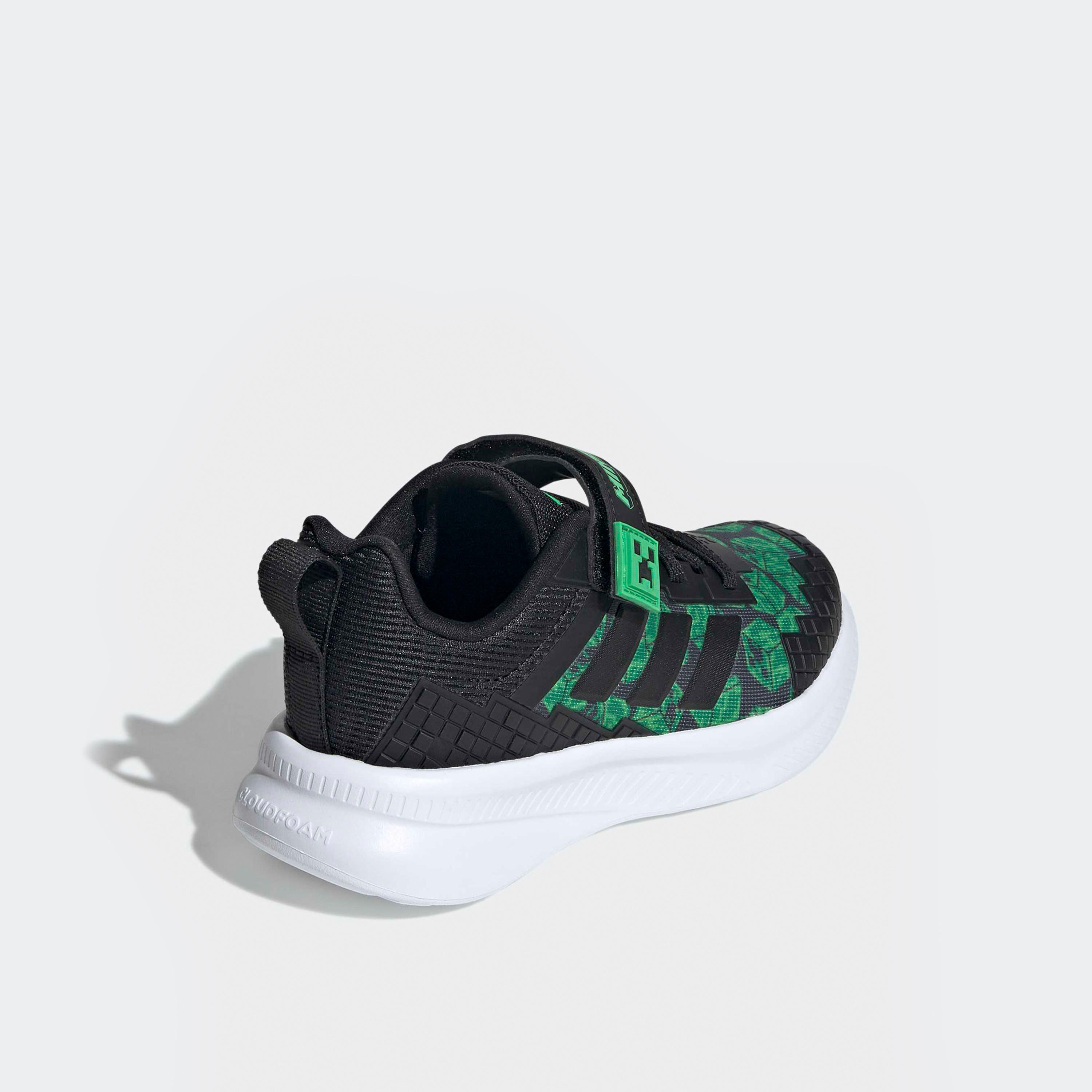Adidas Boys Minecraft Fortarun EL Hook & Loop Sneakers-boys-shoes-sneakers-image-5
