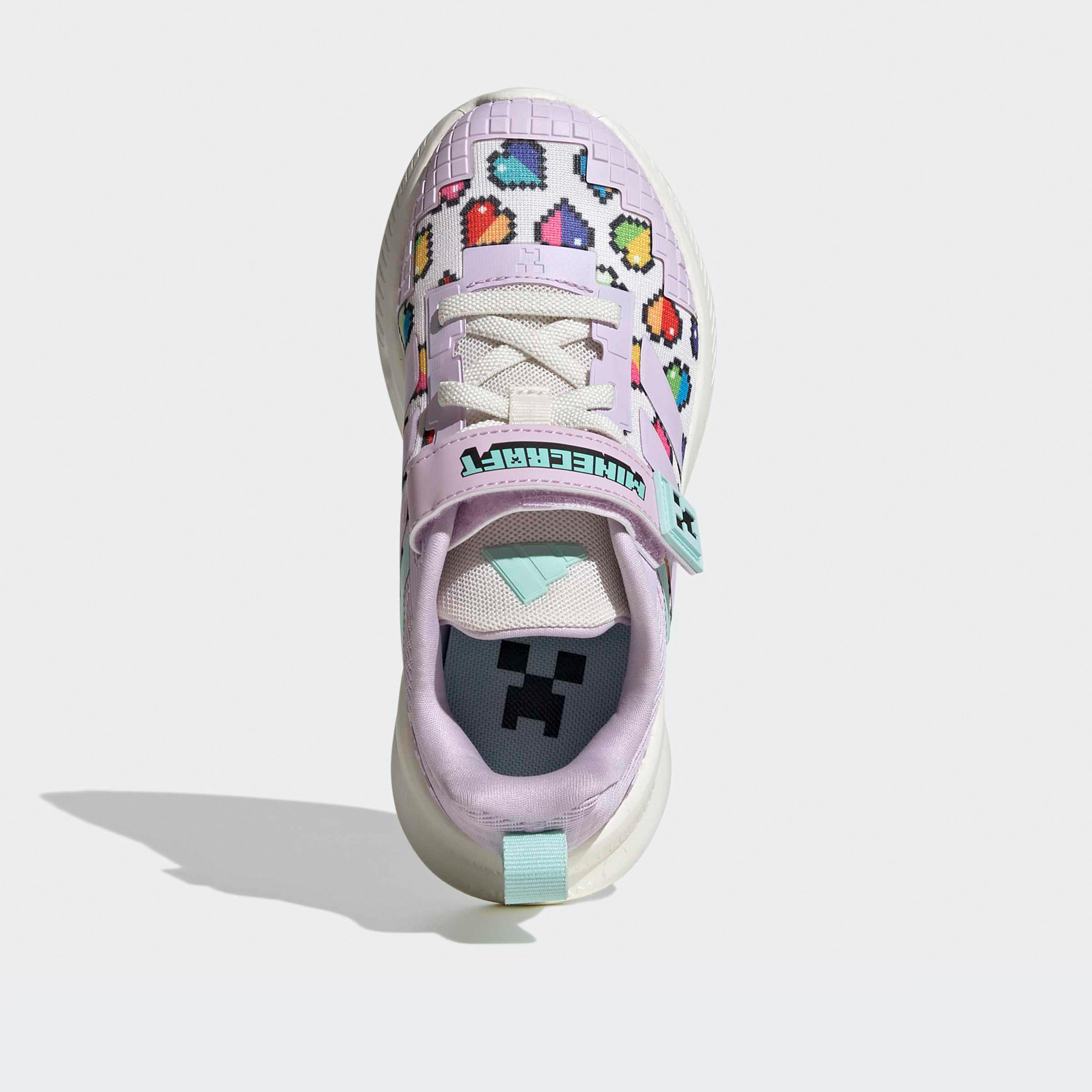 Adidas Girls Minecraft Fortarun EL Hook & Loop Sneakers-girls-shoes-sports-image-4