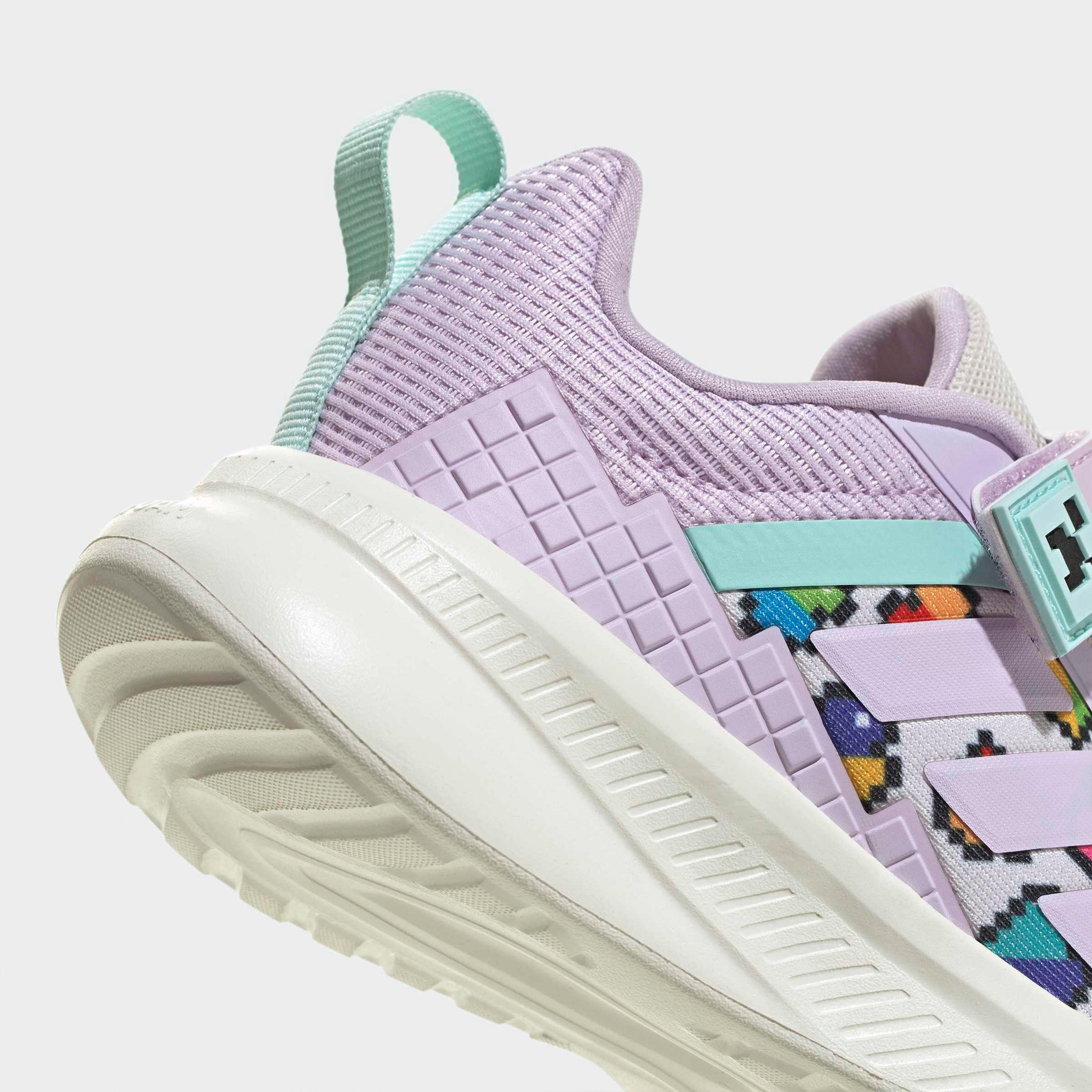 Adidas Girls Minecraft Fortarun EL Hook & Loop Sneakers-girls-shoes-sports-image-7
