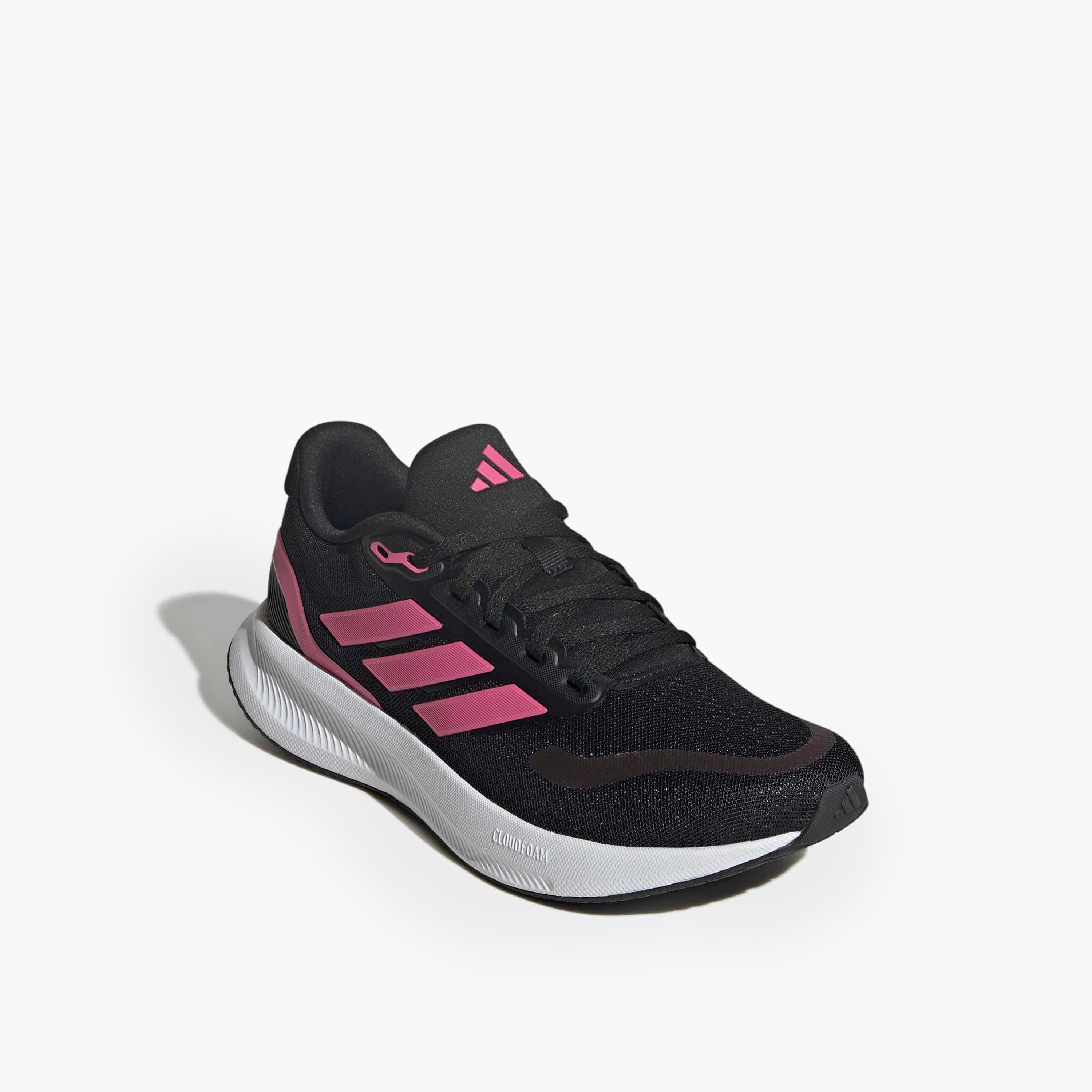 adidas Women RUNFALCON 5 W 3-Stripe Panelled Lace-Up Running Shoes-women-shoes-sports-image-1