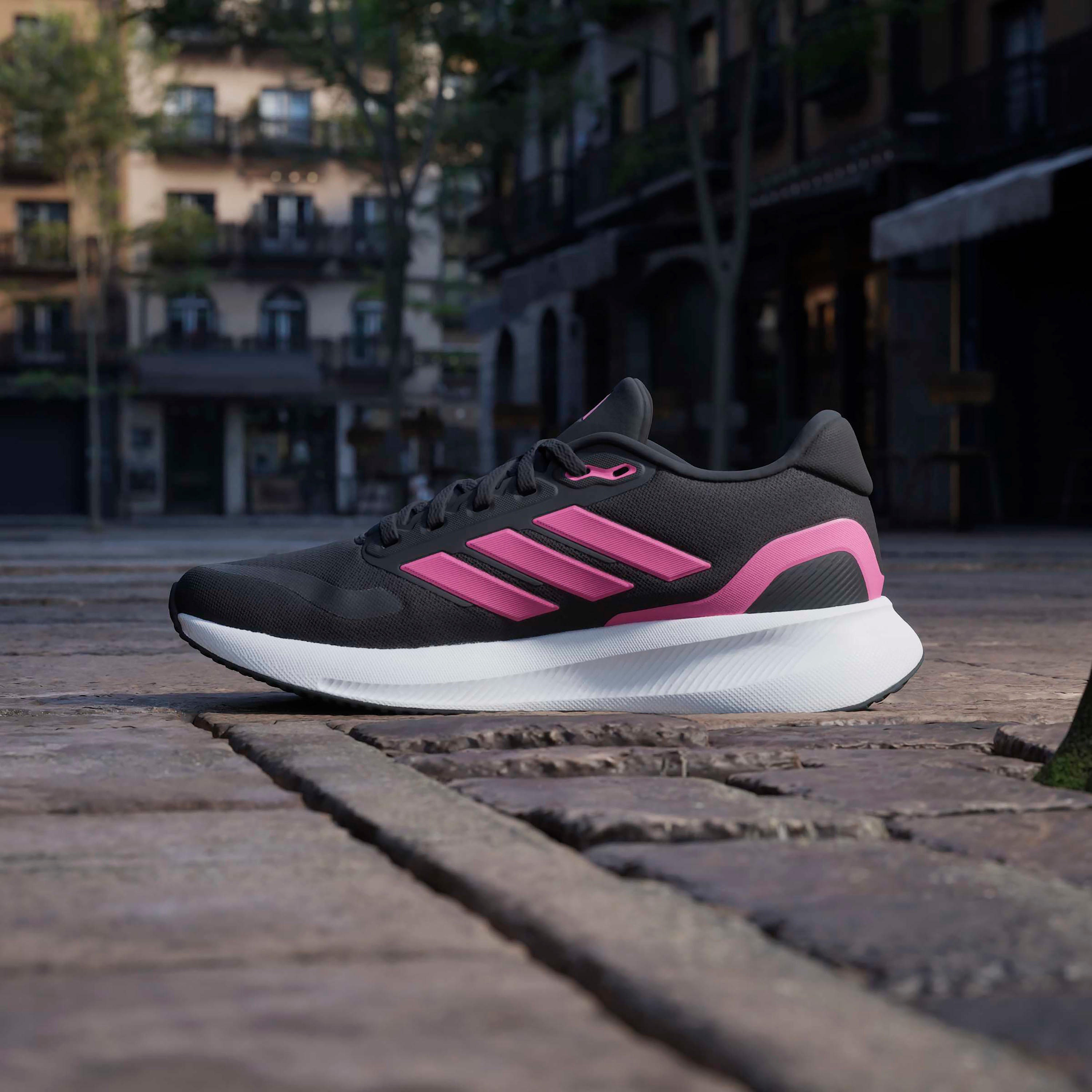 adidas Women RUNFALCON 5 W 3-Stripe Panelled Lace-Up Running Shoes-women-shoes-sports-image-8
