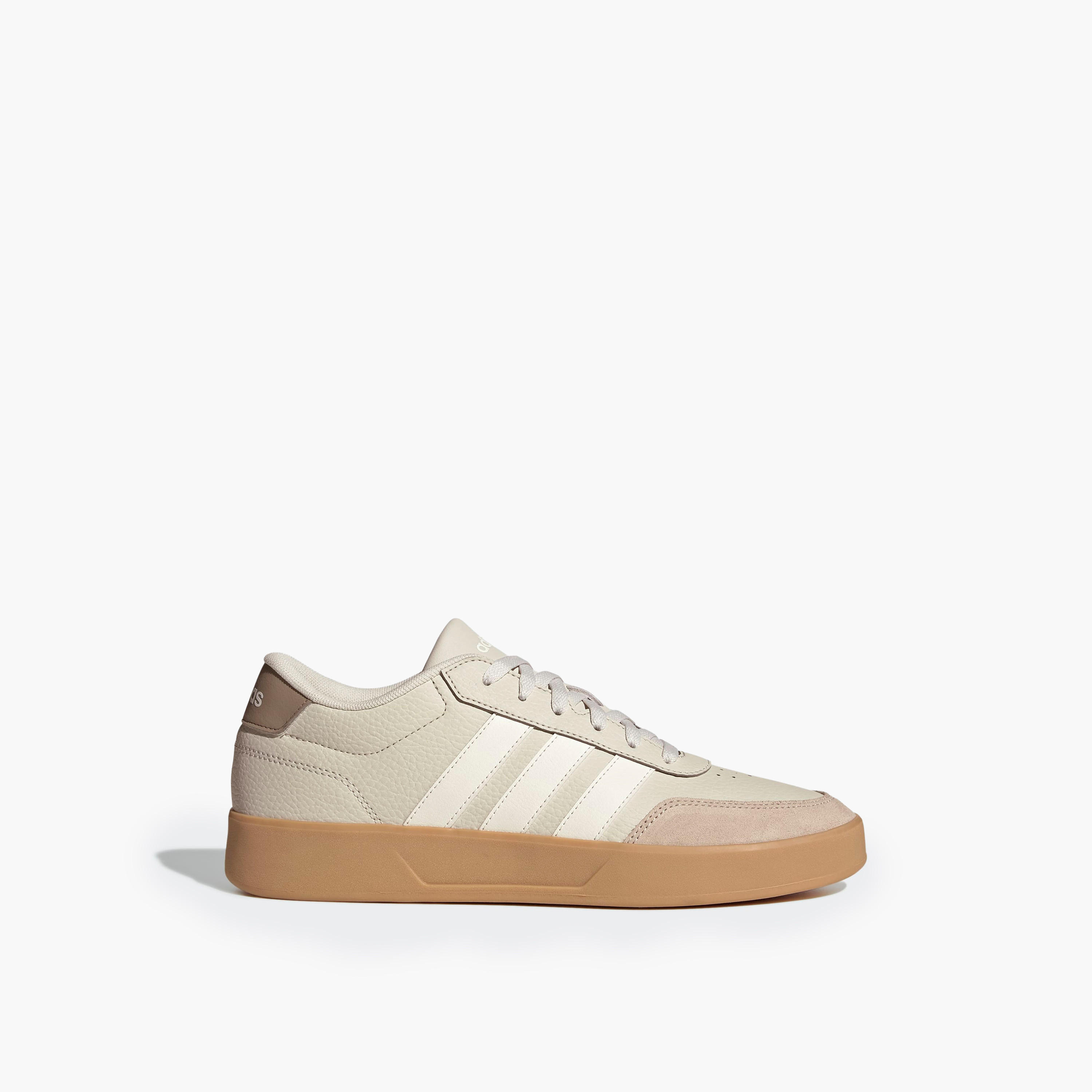 Adidas Men BREAKNET 3.0 Perforated Lace-Up Sneakers-men-shoes-sneakers-image-2
