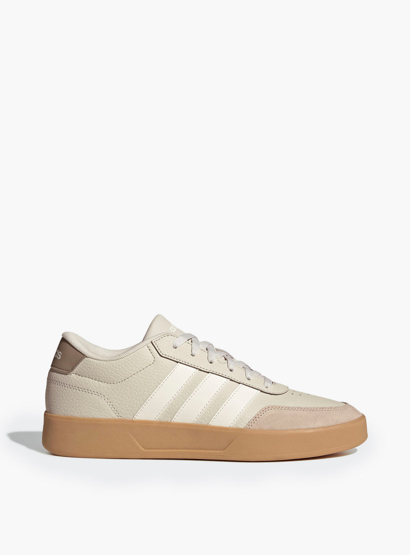 Adidas Men BREAKNET 3.0 Perforated Lace-Up Sneakers-men-shoes-sneakers-image-2