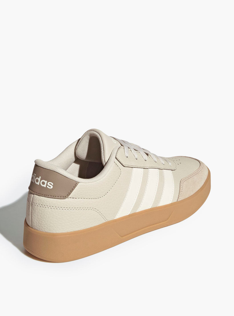 Adidas Men BREAKNET 3.0 Perforated Lace-Up Sneakers-men-shoes-sneakers-image-5
