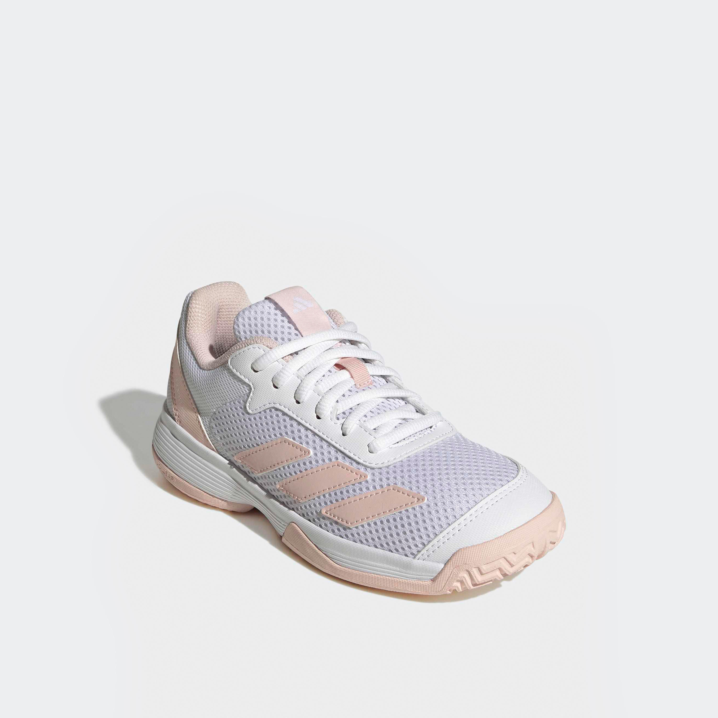 Adidas Girls Courtflash Lace-Up Tennis Shoes-girls-shoes-sports-image-1