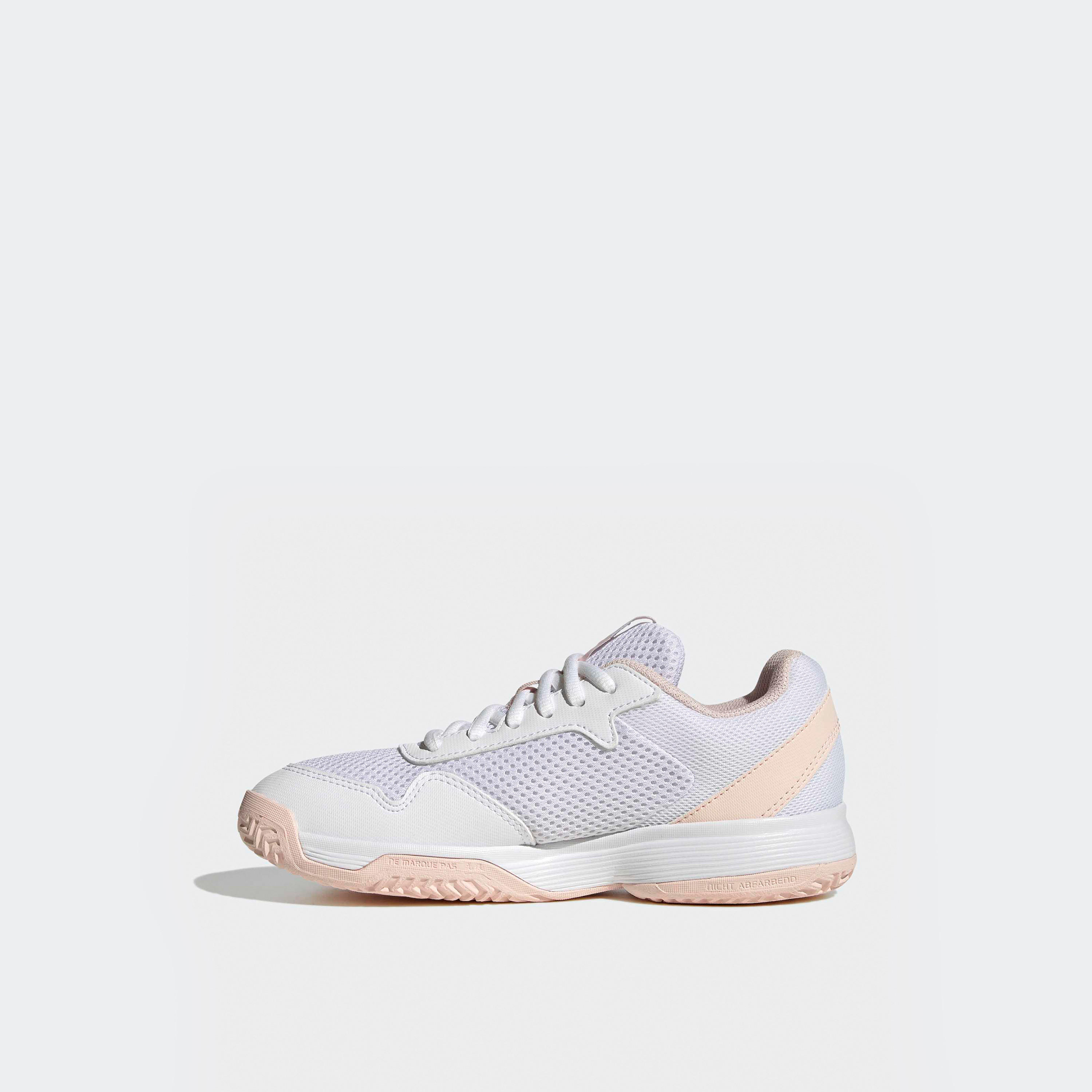 Adidas Girls Courtflash Lace-Up Tennis Shoes-girls-shoes-sports-image-3