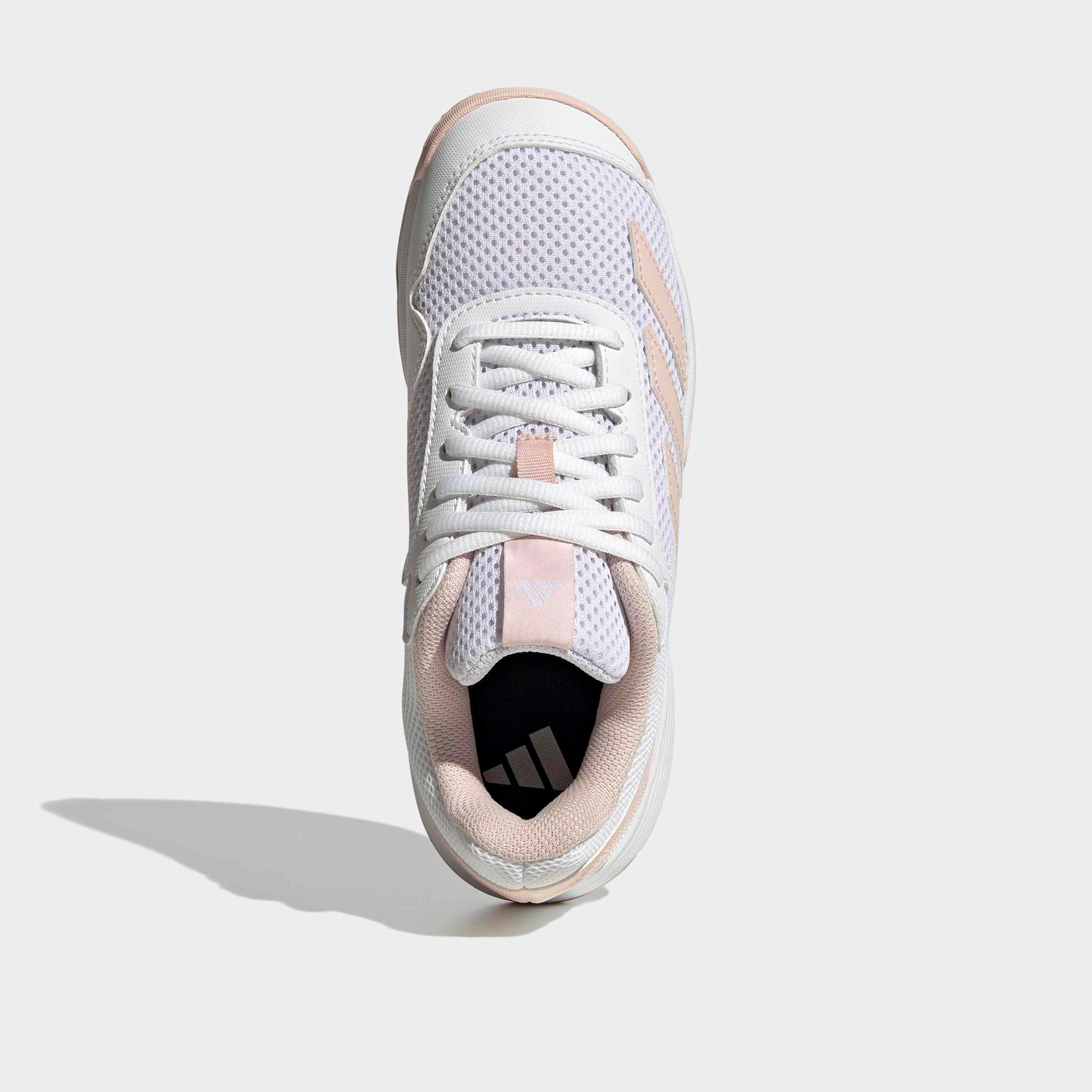 Adidas Girls Courtflash Lace-Up Tennis Shoes-girls-shoes-sports-image-4