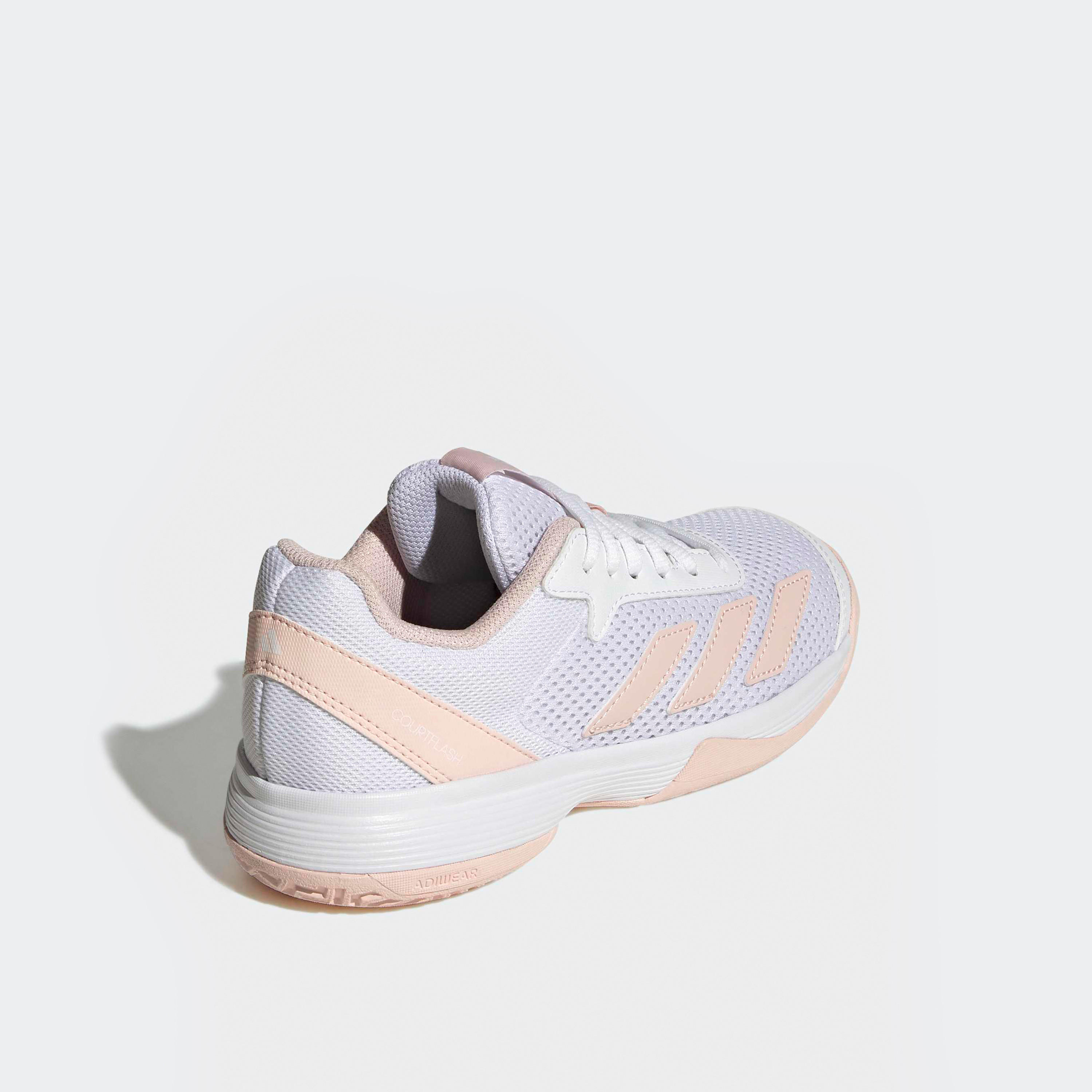 Adidas Girls Courtflash Lace-Up Tennis Shoes-girls-shoes-sports-image-5