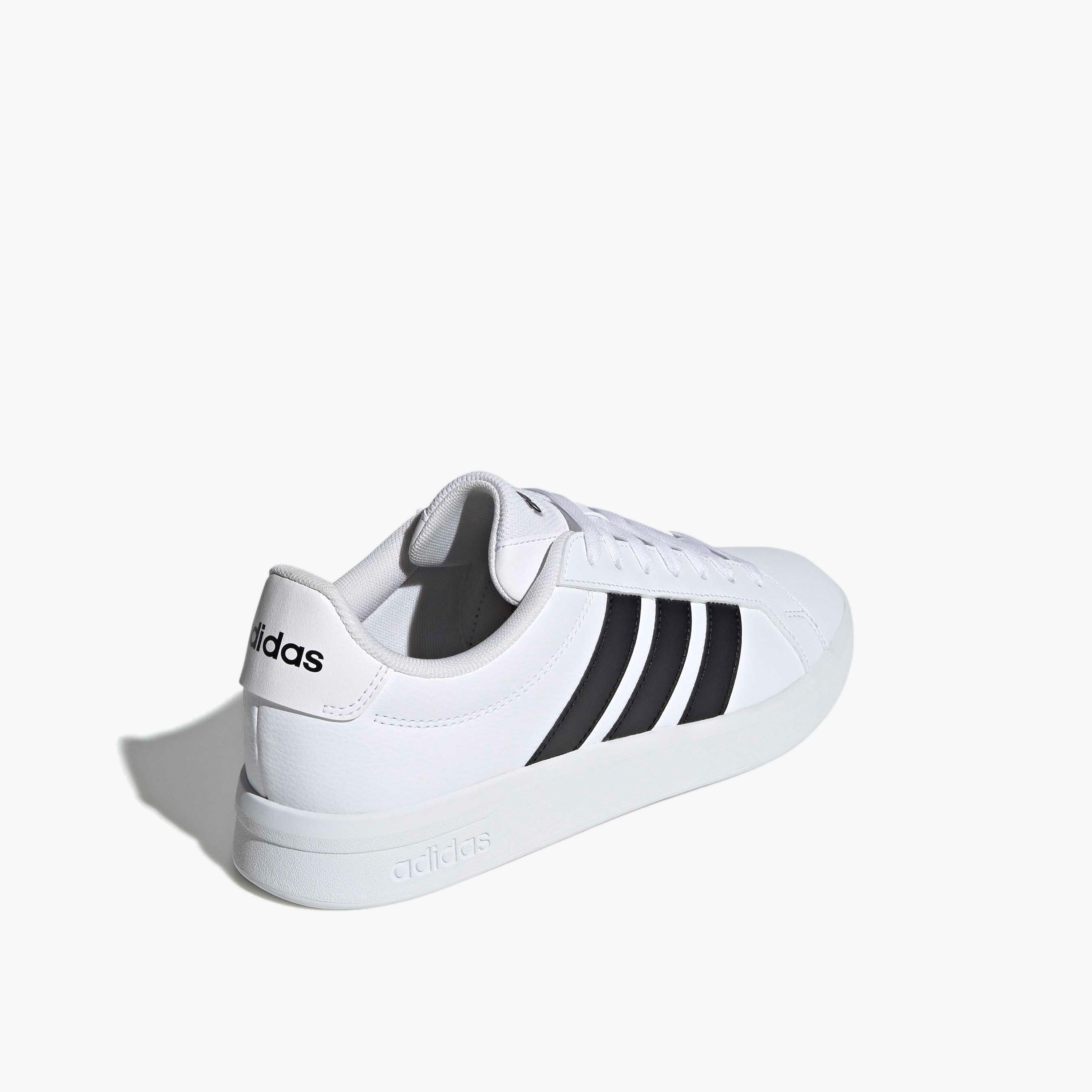Adidas Men Grand Court Base 3.0 Lace-Up Sneakers-sports-men-shoes-image-5