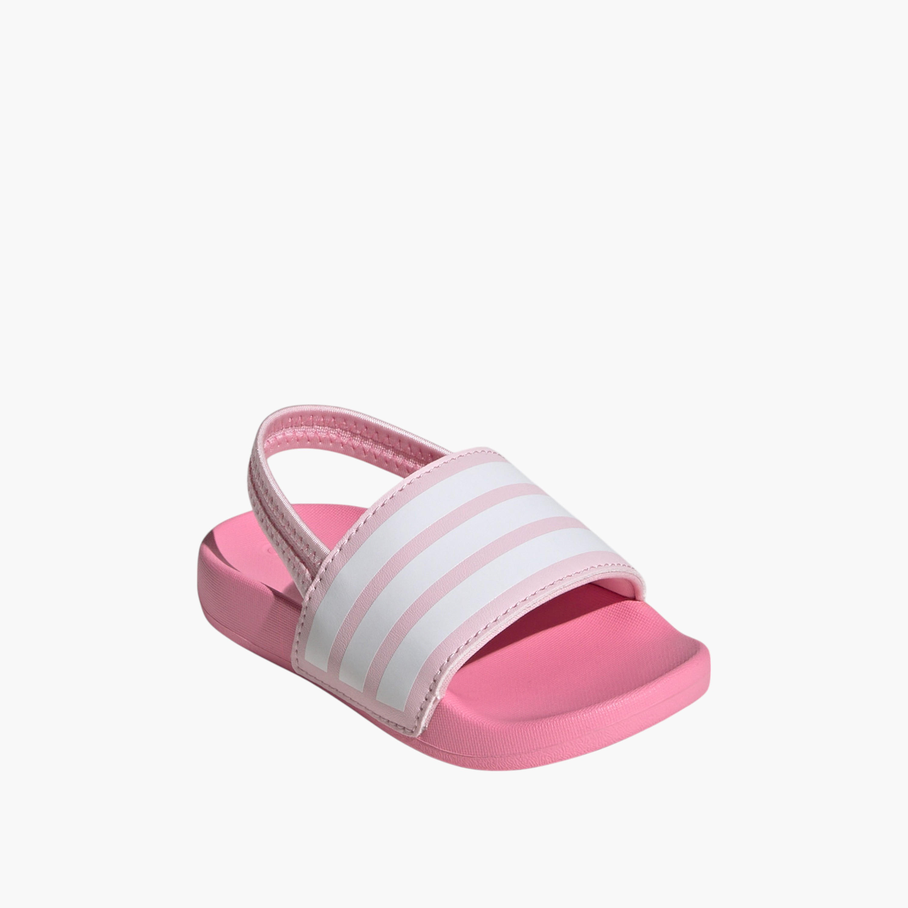 Adidas Girls' ADILETTE ESTRAP I Slides with Backstrap Closure - JR5326-girls-shoes-flipflopsandslides-image-1