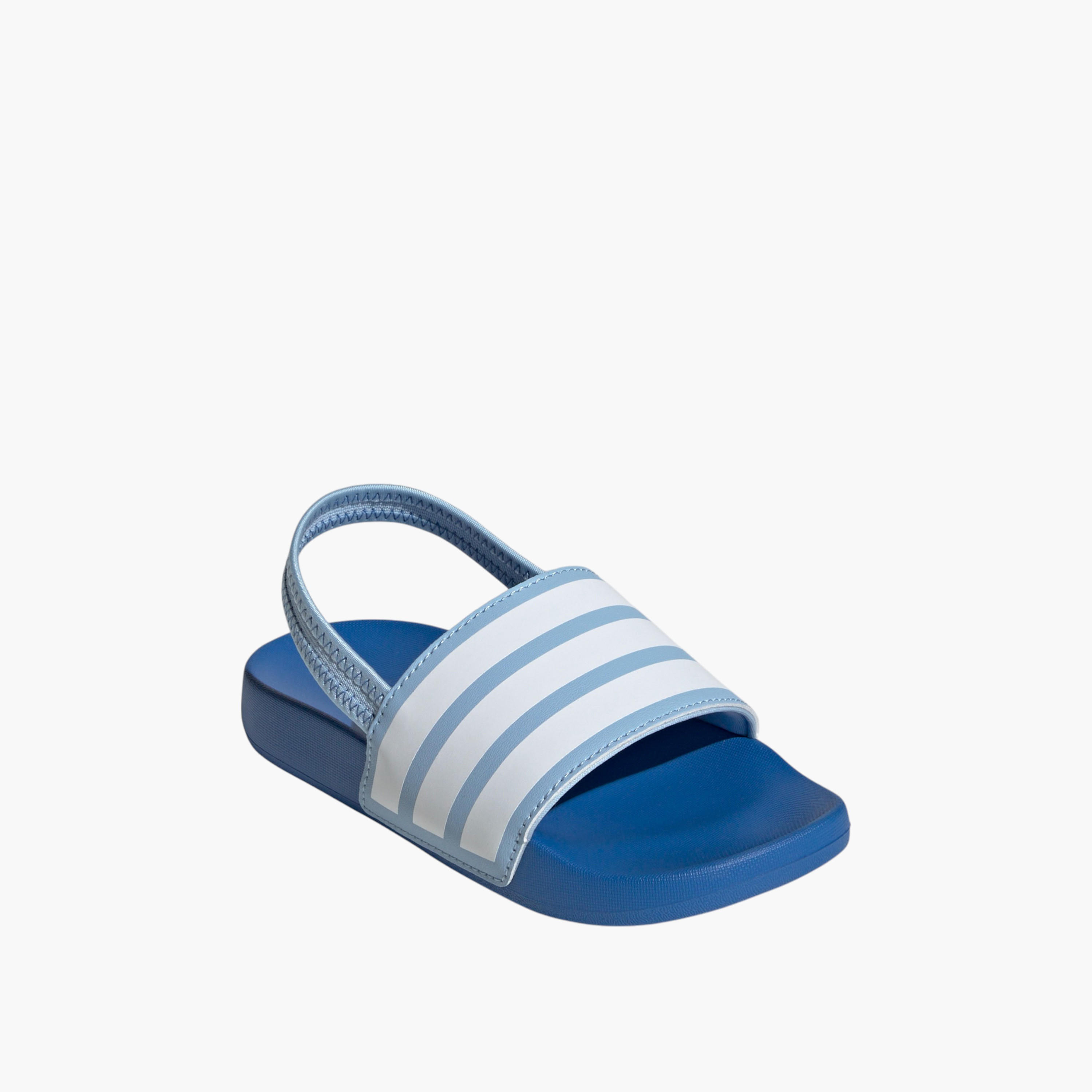 Adidas Boys' ADILETTE ESTRAP C Slides with Backstrap - JR5332-boys-shoes-flipflopsandslides-image-1