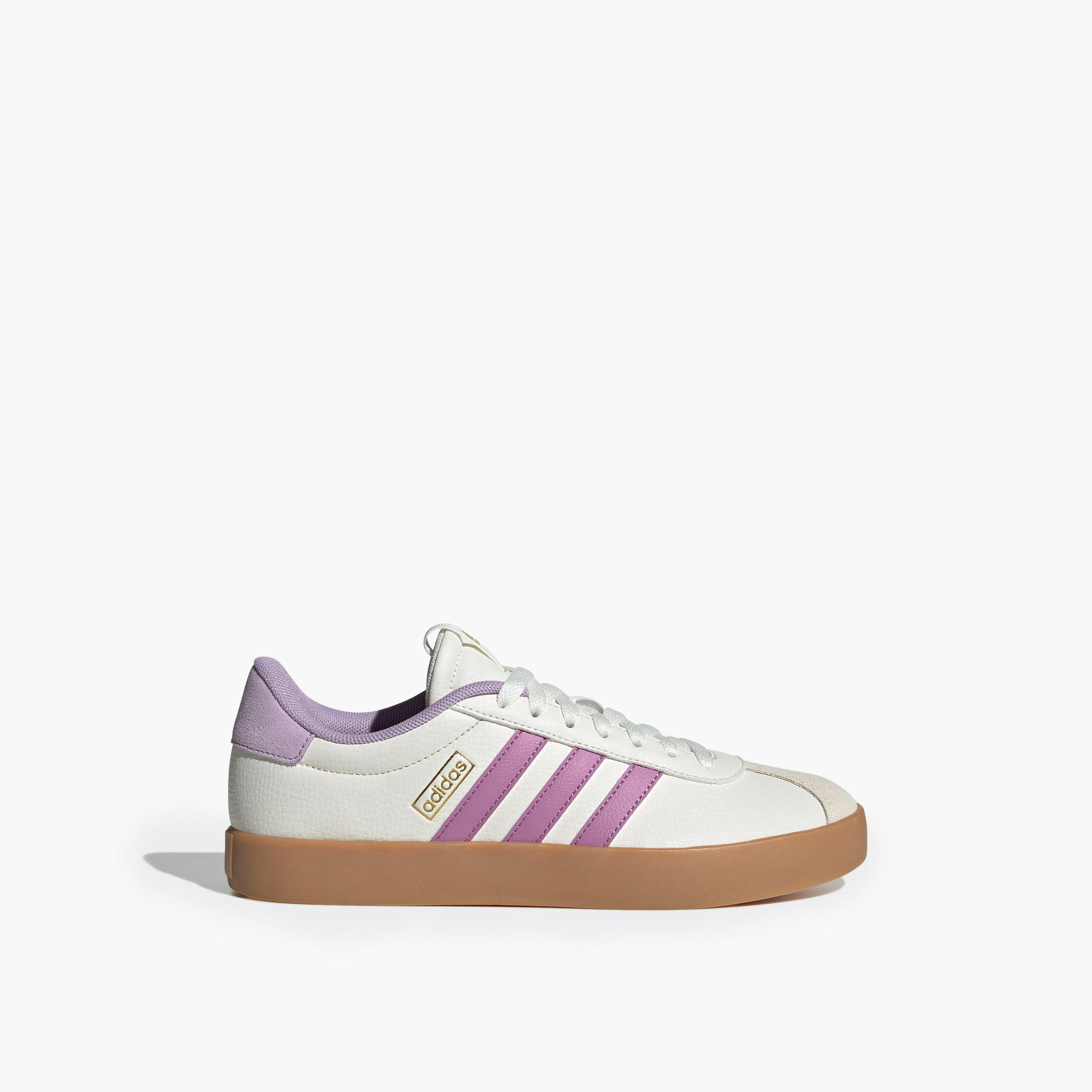 Adidas Women VL COURT 3.0 Panelled Lace-Up Sneakers-women-shoes-sneakers-image-3