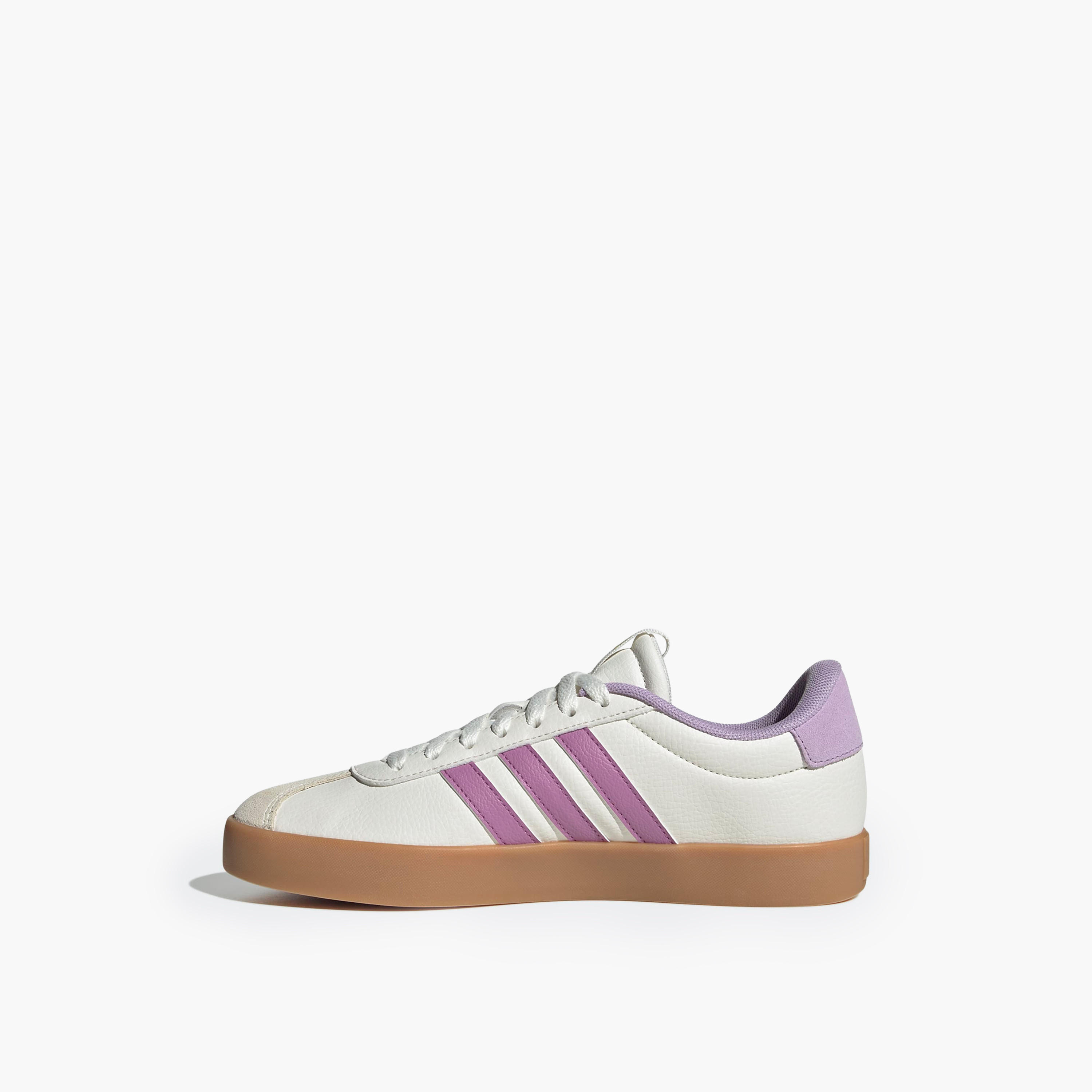 Adidas Women VL COURT 3.0 Panelled Lace-Up Sneakers-women-shoes-sneakers-image-8
