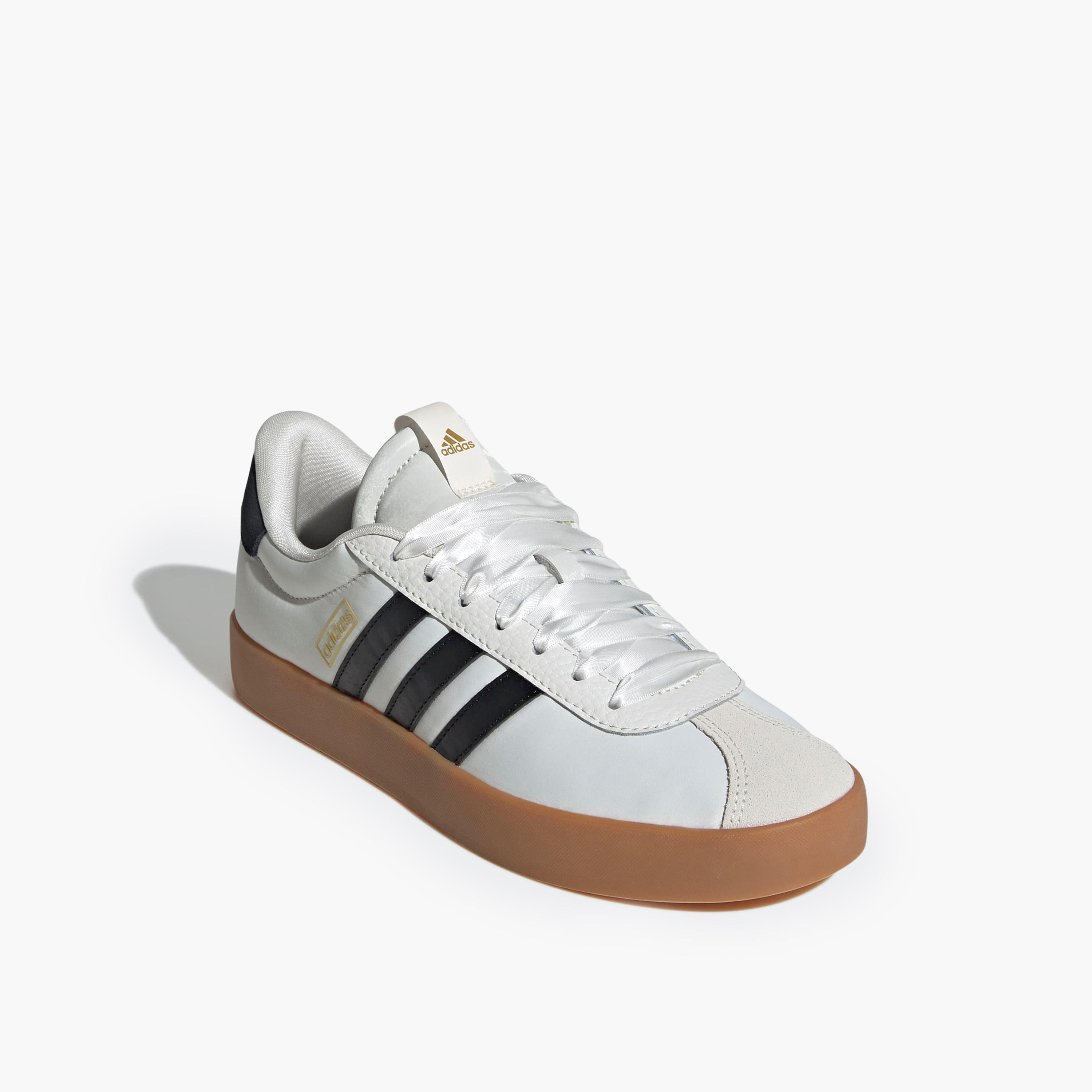 Adidas Women VL COURT 3.0 Panelled Lace-Up Sneakers-women-shoes-sneakers-image-1