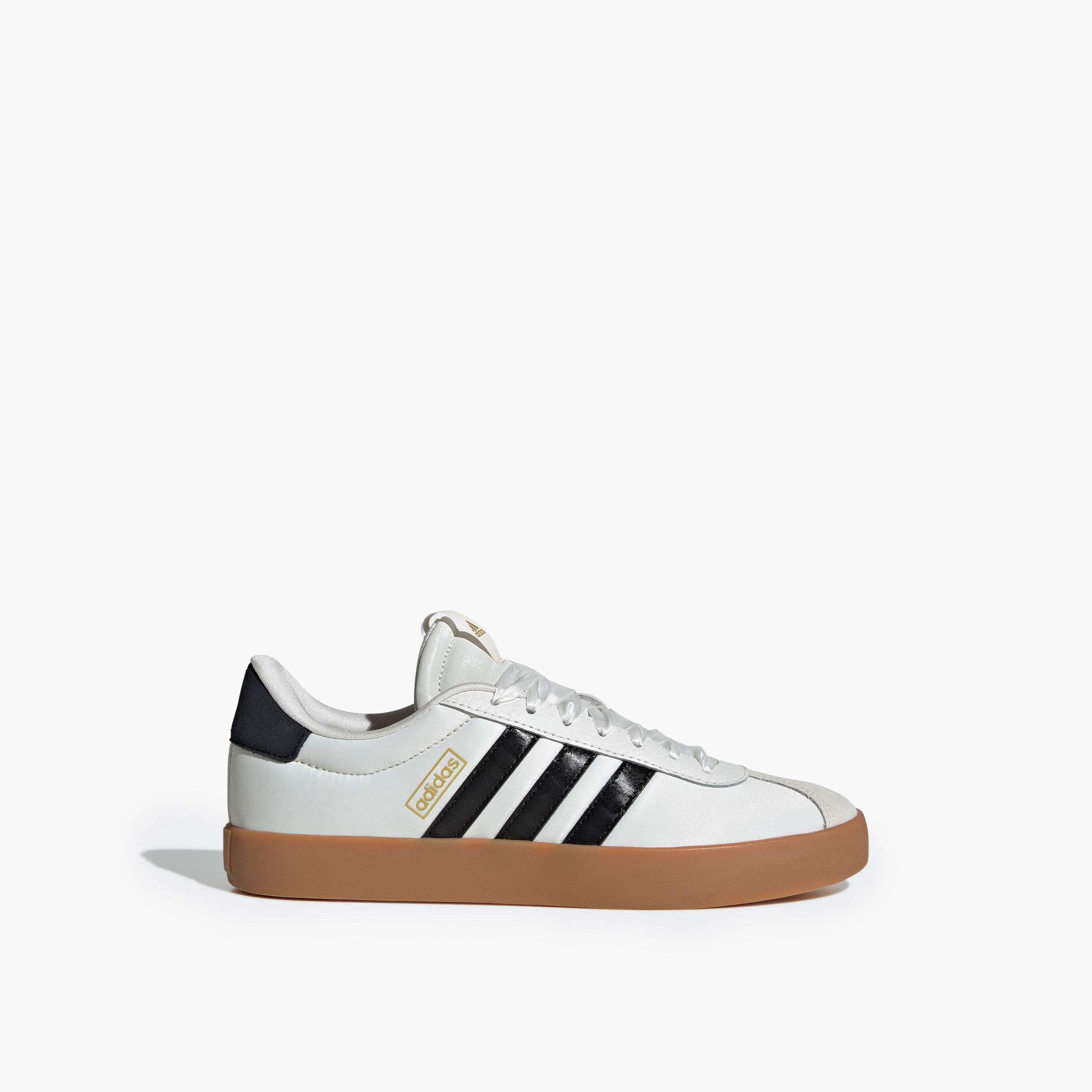 Adidas Women VL COURT 3.0 Panelled Lace-Up Sneakers-women-shoes-sneakers-image-2