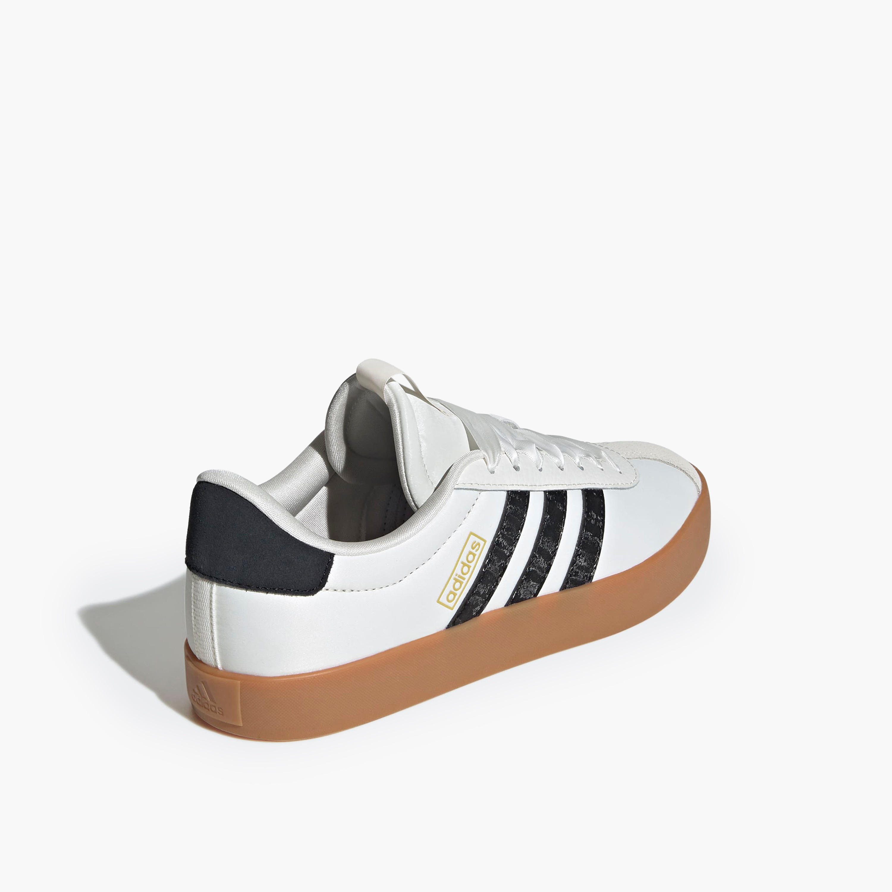 Adidas Women VL COURT 3.0 Panelled Lace-Up Sneakers-women-shoes-sneakers-image-5