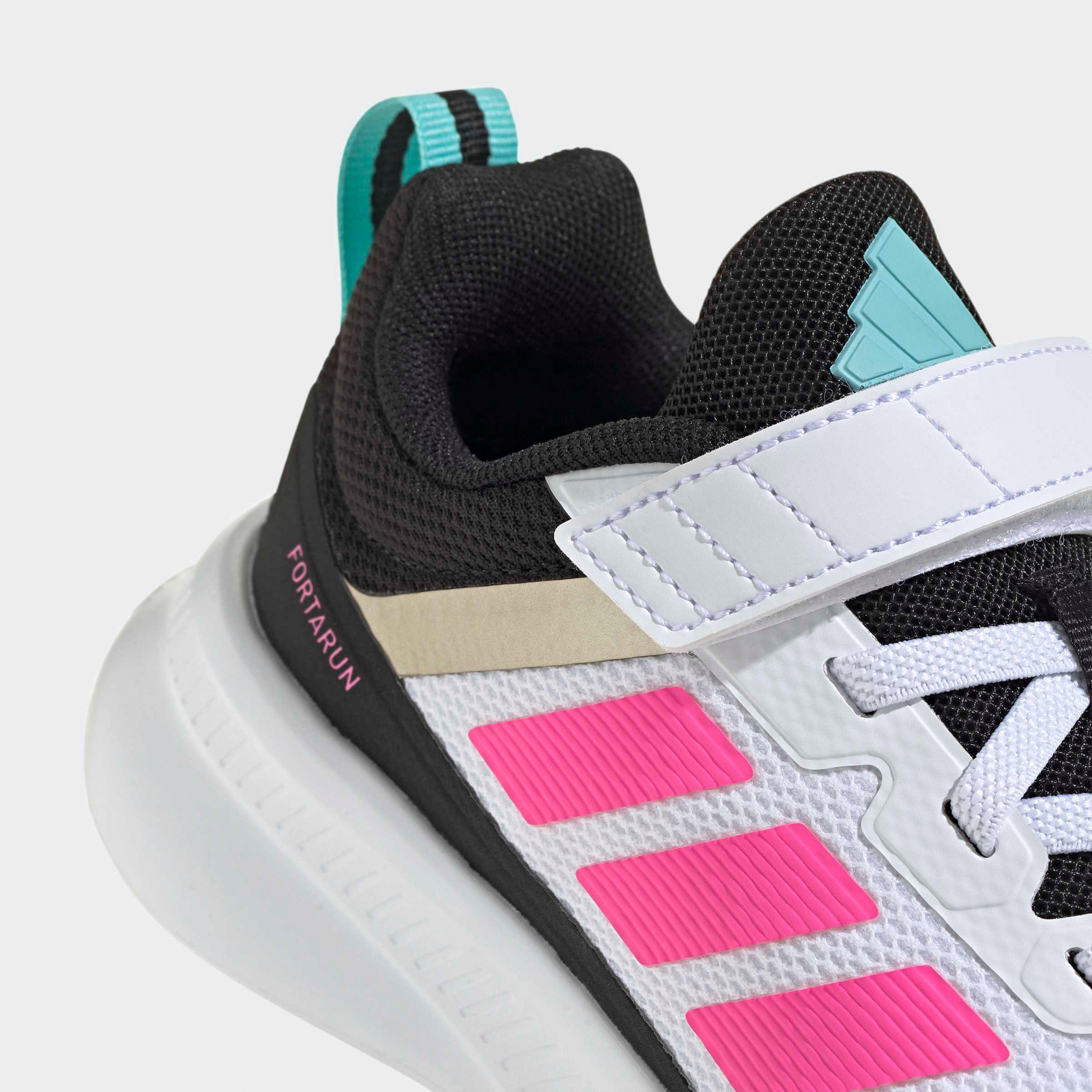 Adidas Girls Fortarun 4.0 EL Hook & Loop Sneakers-girls-shoes-sports-image-8