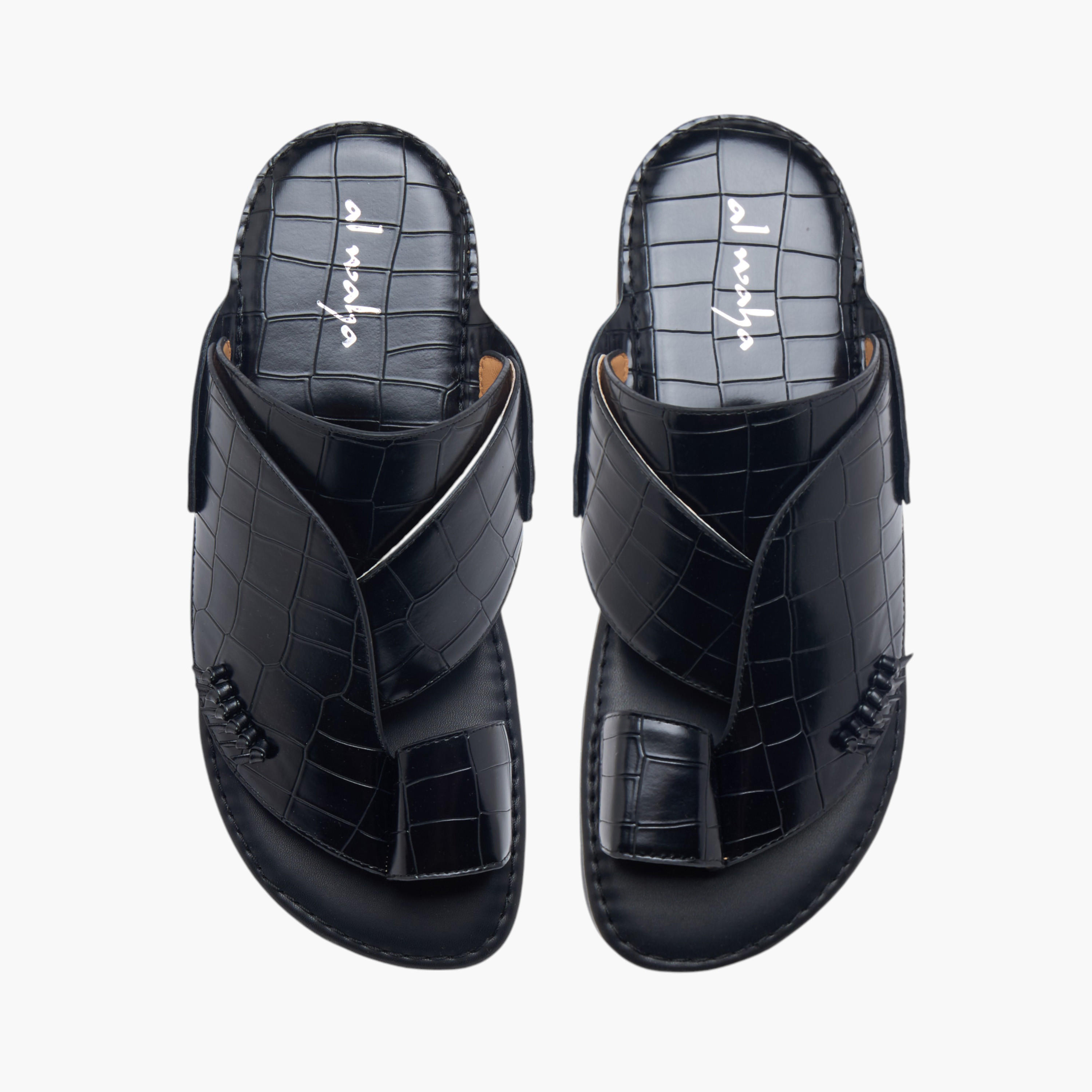 صندل عربي سهل الارتداء بارز الملمس من الواحة-men-shoes-sandals-image-1