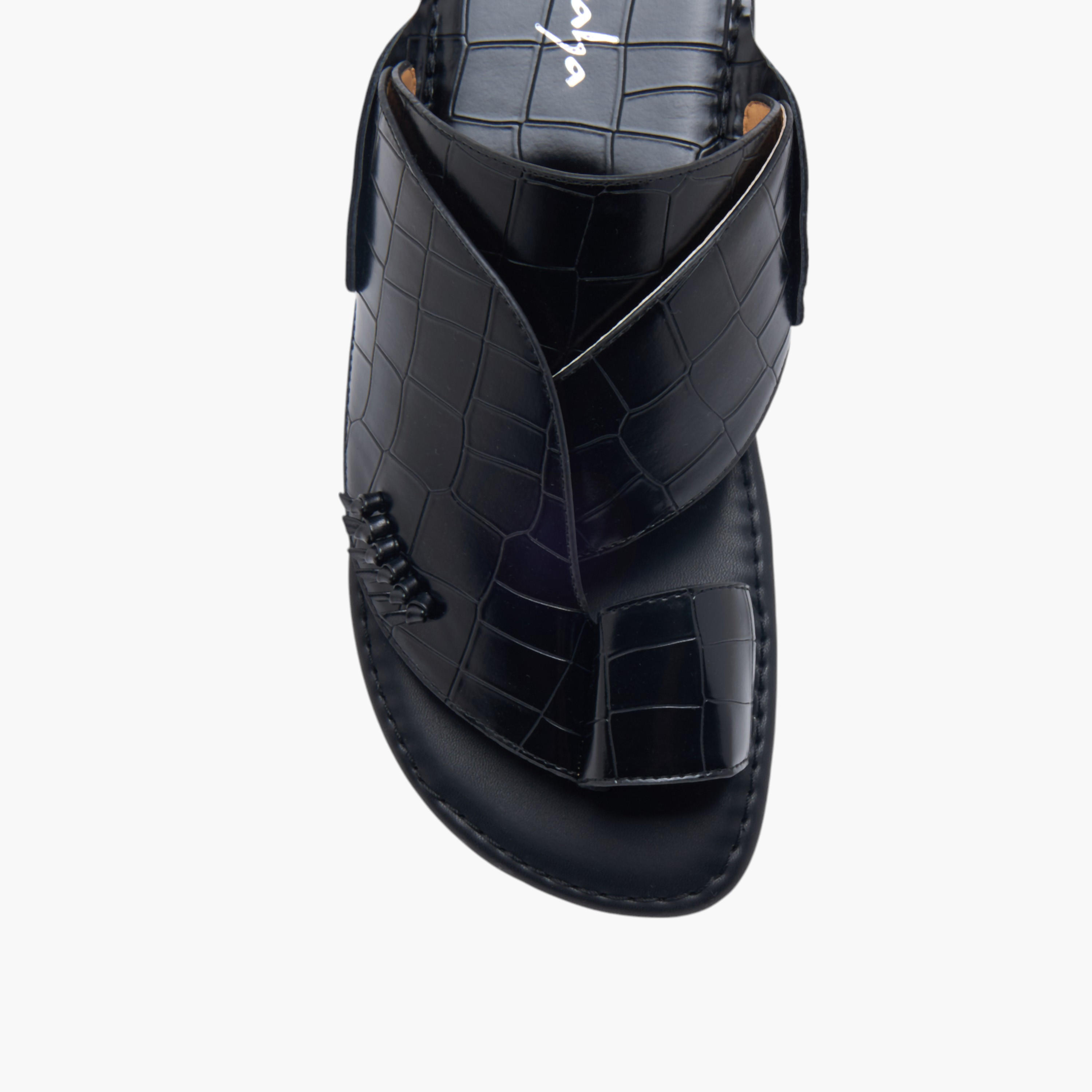 صندل عربي سهل الارتداء بارز الملمس من الواحة-men-shoes-sandals-image-3