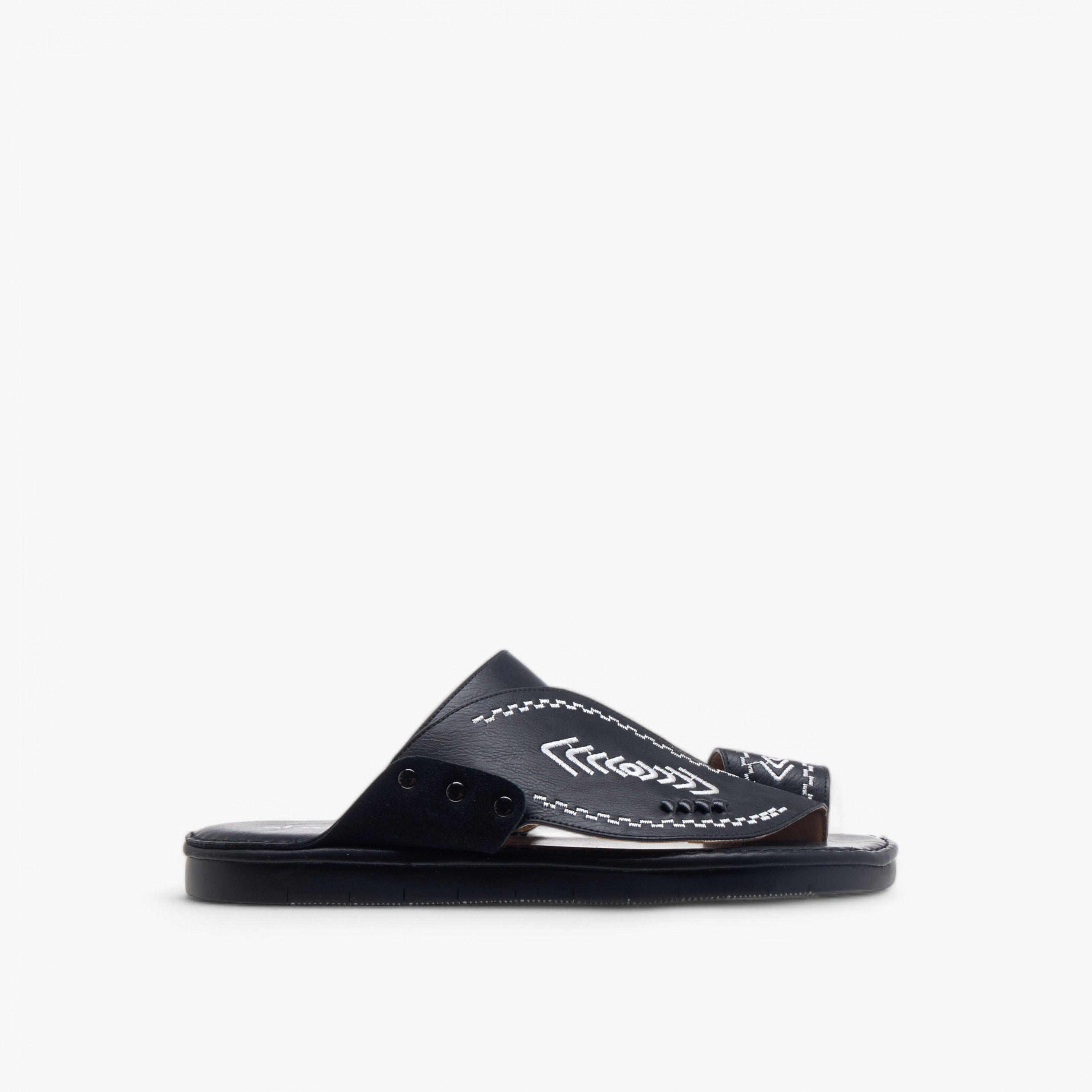 Al Waha Textured Slip-On Arabic Sandals-men-shoes-sandals-image-2