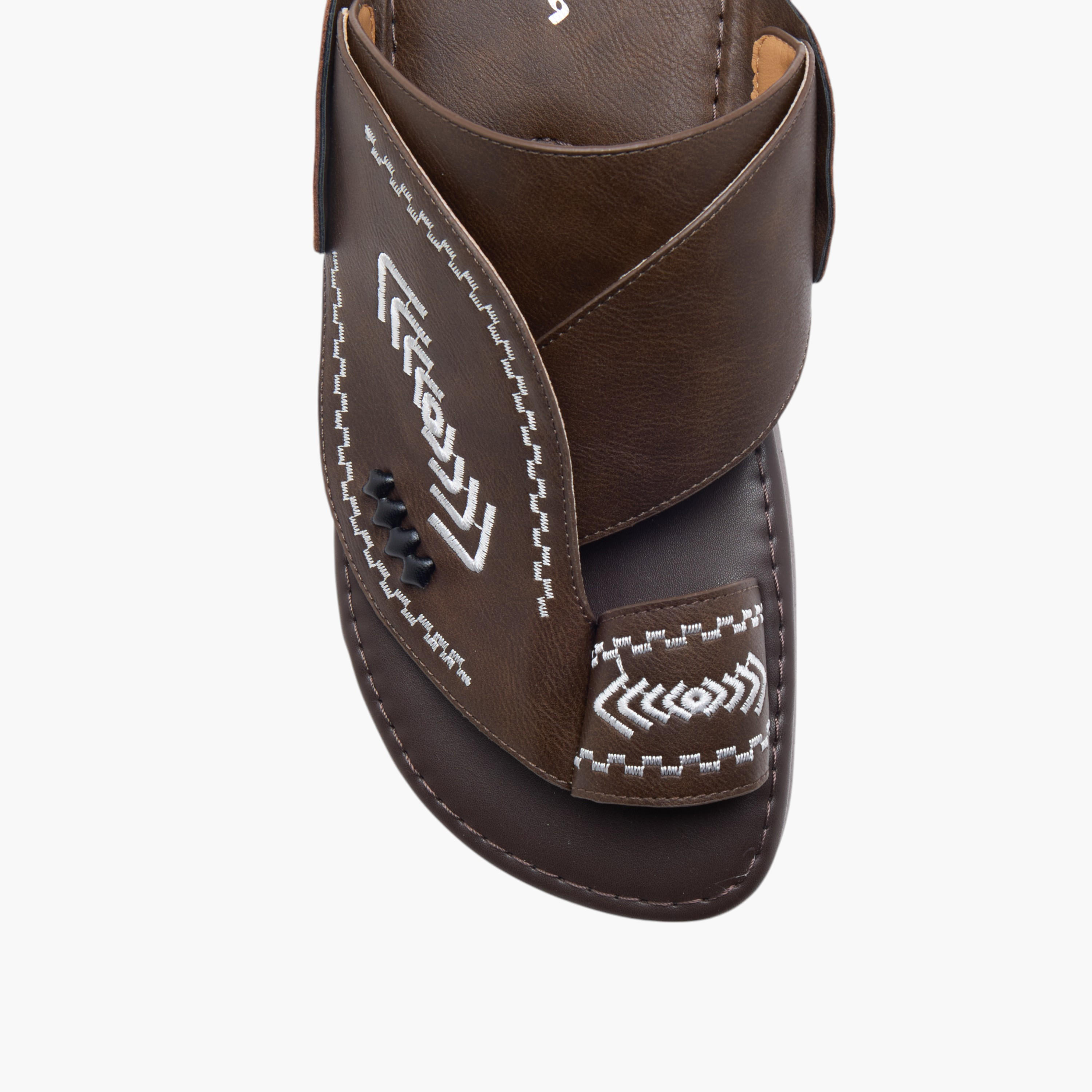 صندل عربي سهل الارتداء بارز الملمس من الواحة-men-shoes-sandals-image-3