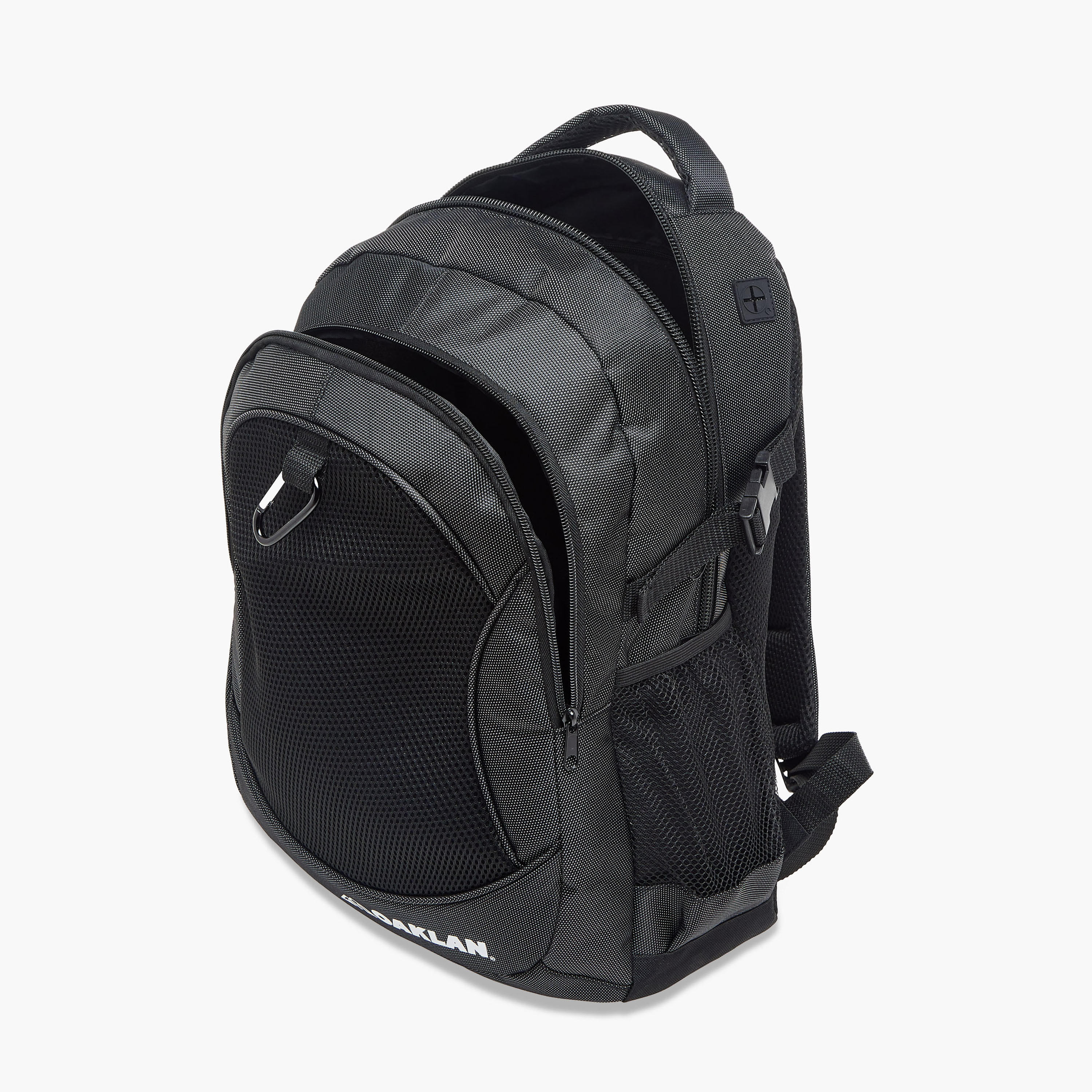 Oaklan by Shoexpress Logo Print School Backpack with Adjustable Straps and Zip Closure - 12x31x43 cm-school-bagsandbackpacks-backpacks-image-8