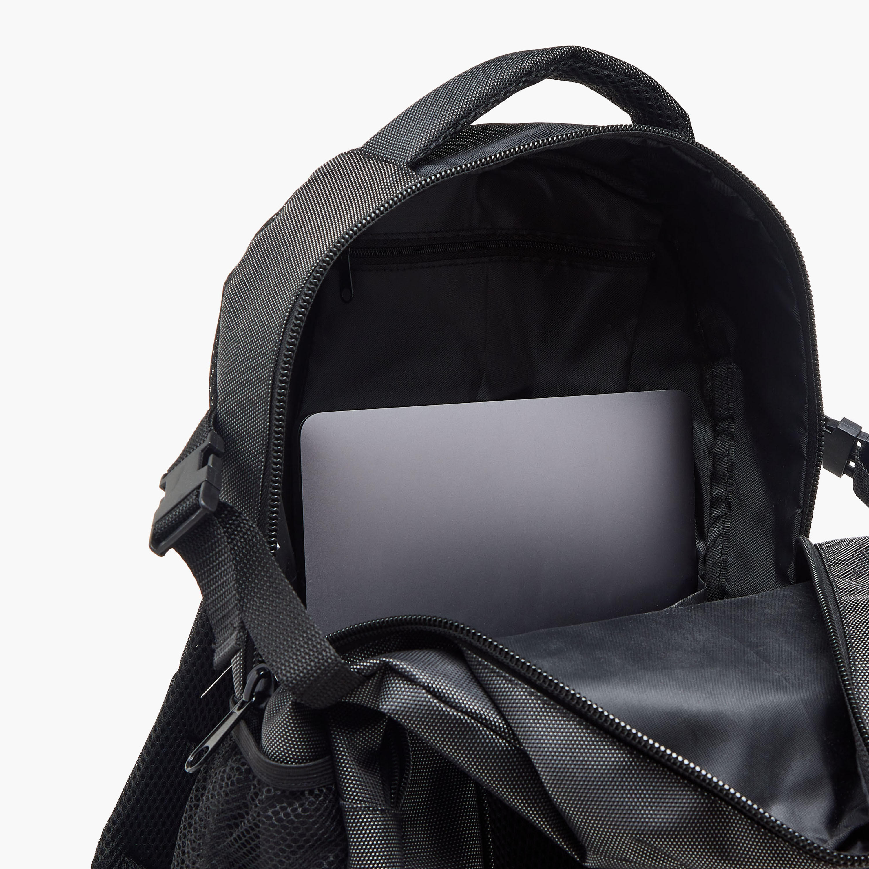 Oaklan by Shoexpress Logo Print School Backpack with Adjustable Straps and Zip Closure - 12x31x43 cm-school-bagsandbackpacks-backpacks-image-9