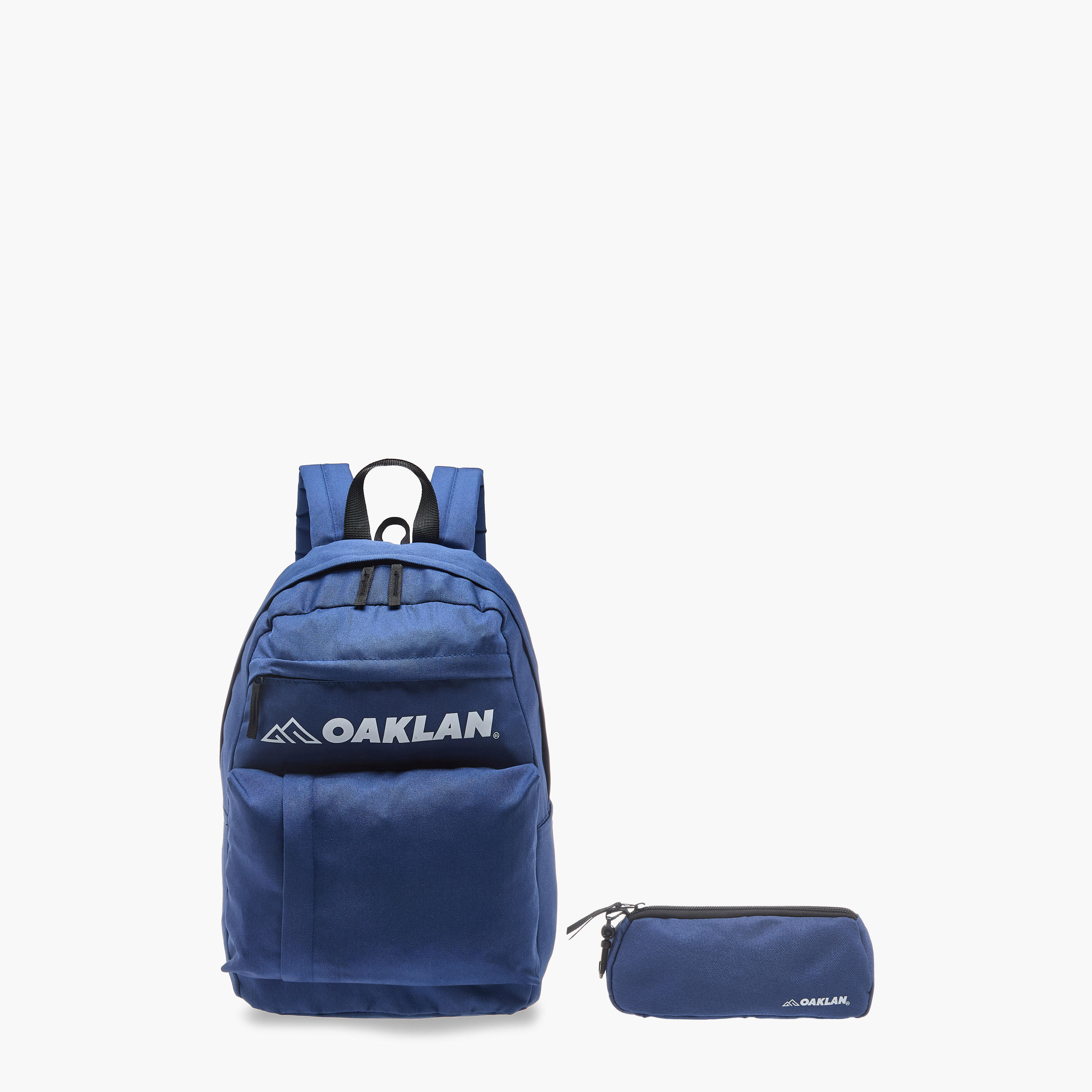 Oaklan by Shoexpress Logo Print School Backpack with Pencil Pouch - 12x32x45 cm-school-bagsandbackpacks-sets-image-1