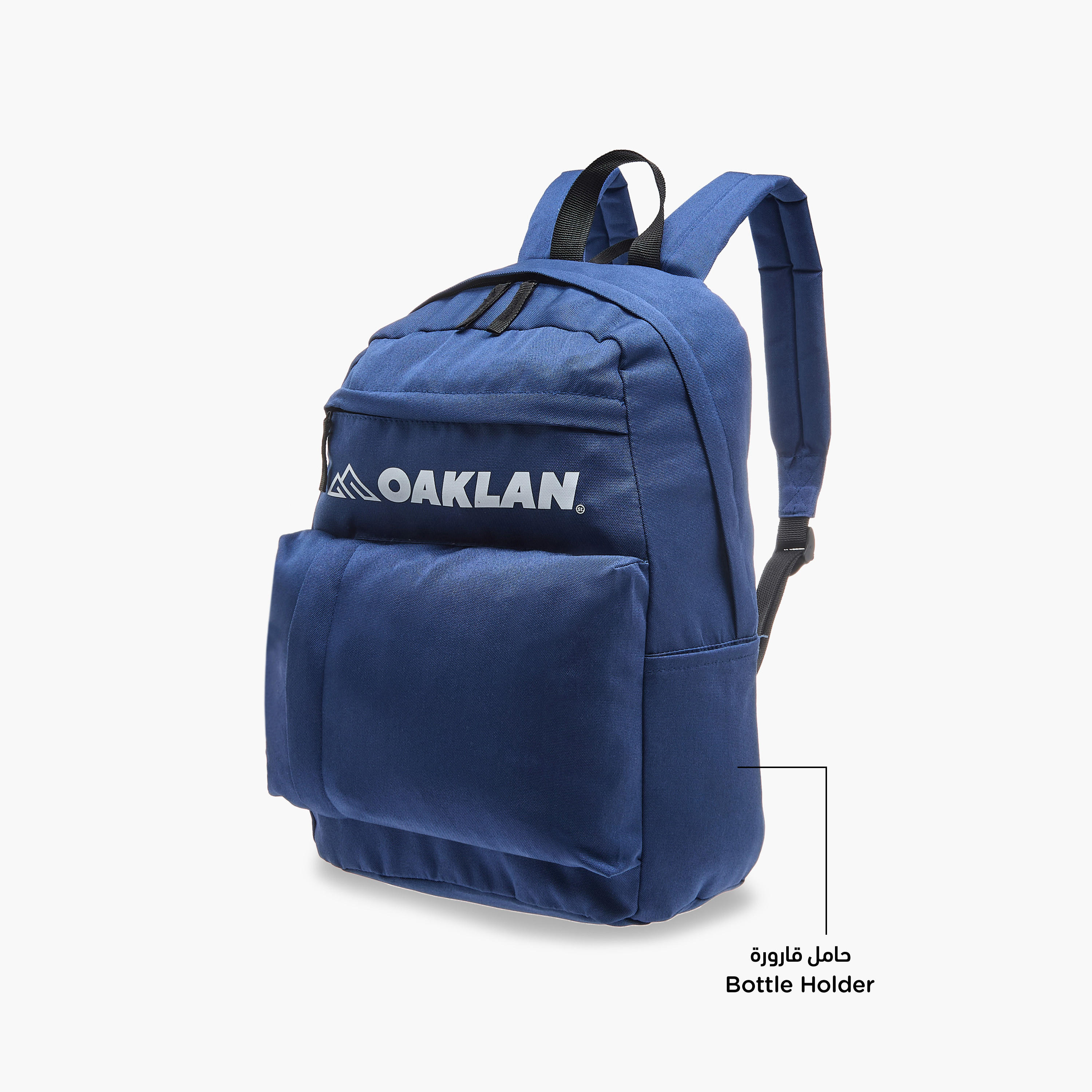 Oaklan by Shoexpress Logo Print School Backpack with Pencil Pouch - 12x32x45 cm-school-bagsandbackpacks-sets-image-5