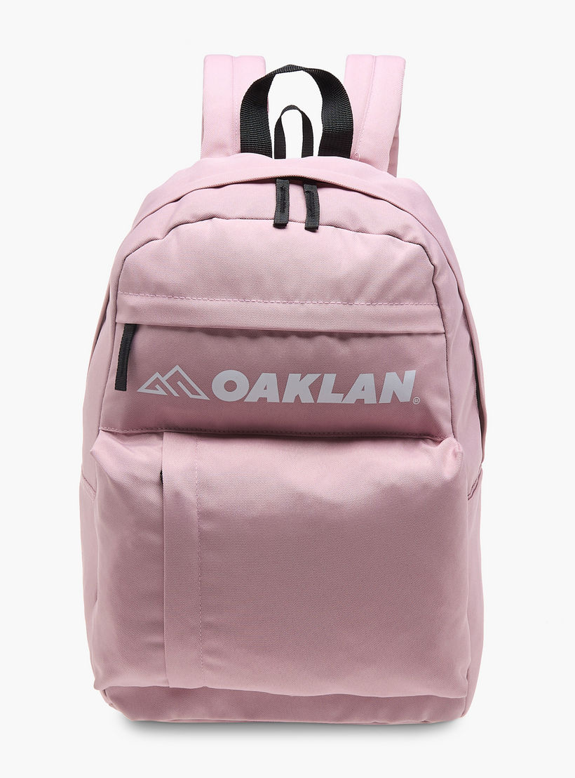 Oaklan by Shoexpress Logo Print School Backpack with Pencil Pouch - 12x32x45 cm-school-bagsandbackpacks-sets-image-2