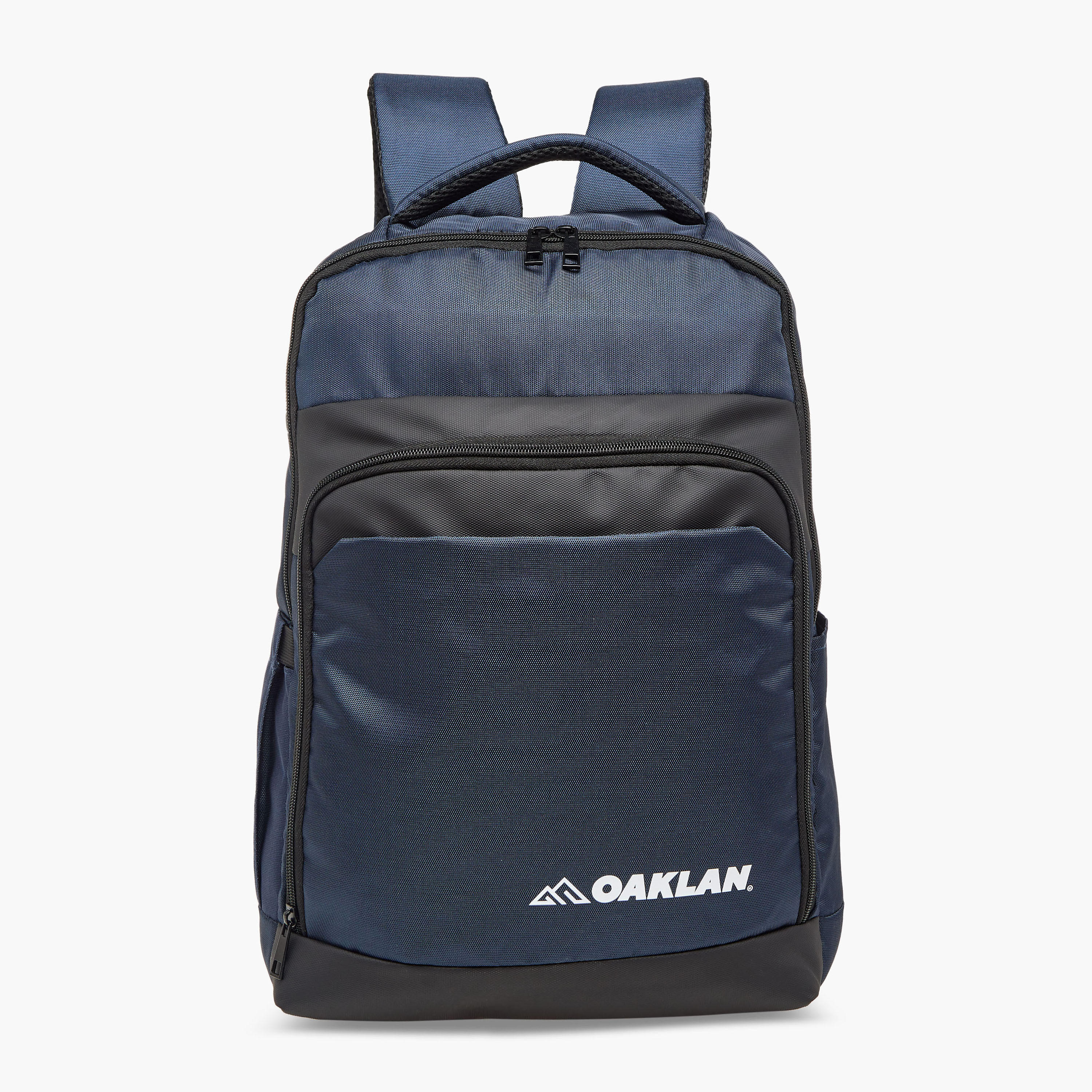 Oaklan by Shoexpress Logo Print School Backpack with Adjustable Straps and Zip Closure - 14x30x43 cm-school-bagsandbackpacks-backpacks-image-1