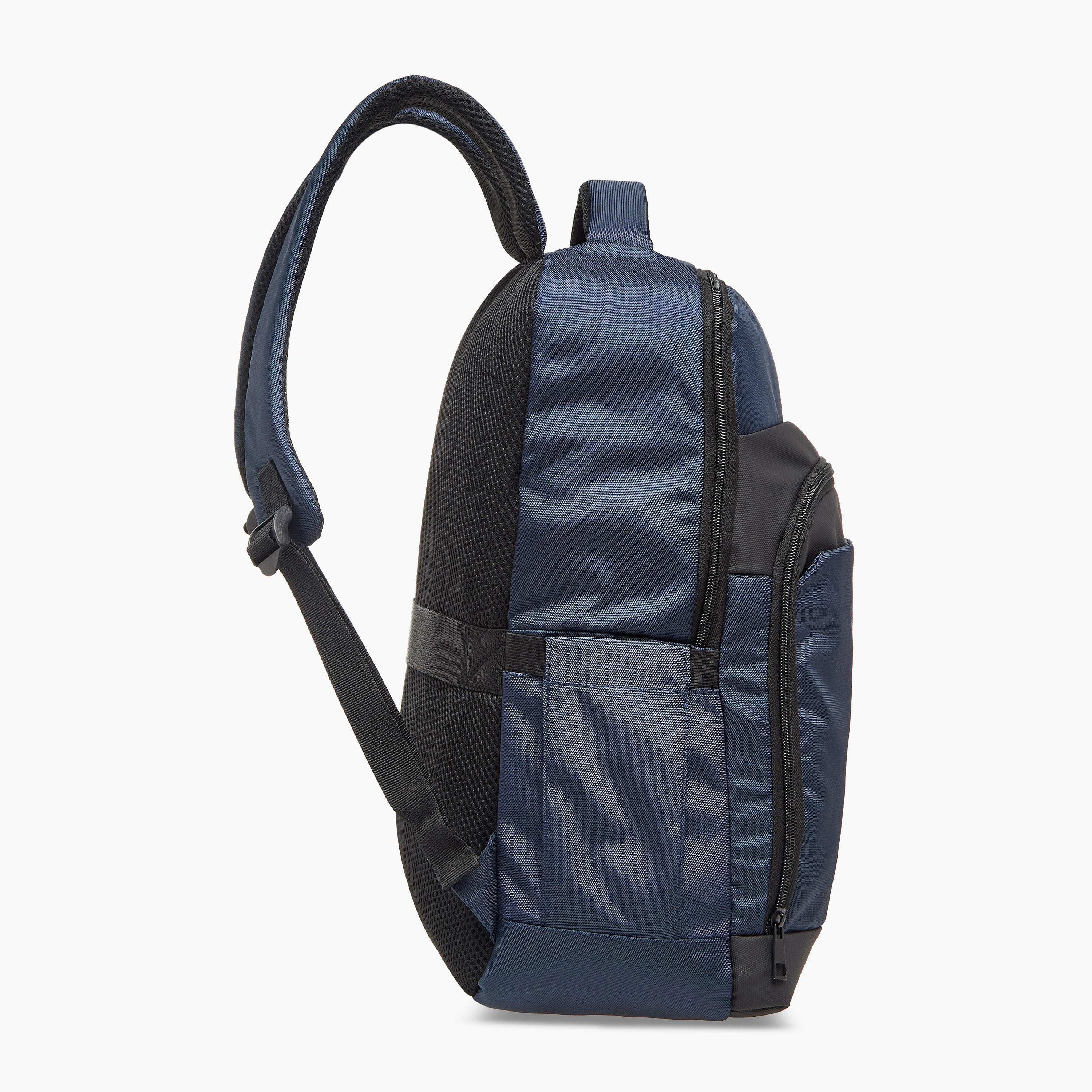 Oaklan by Shoexpress Logo Print School Backpack with Adjustable Straps and Zip Closure - 14x30x43 cm-school-bagsandbackpacks-backpacks-image-3