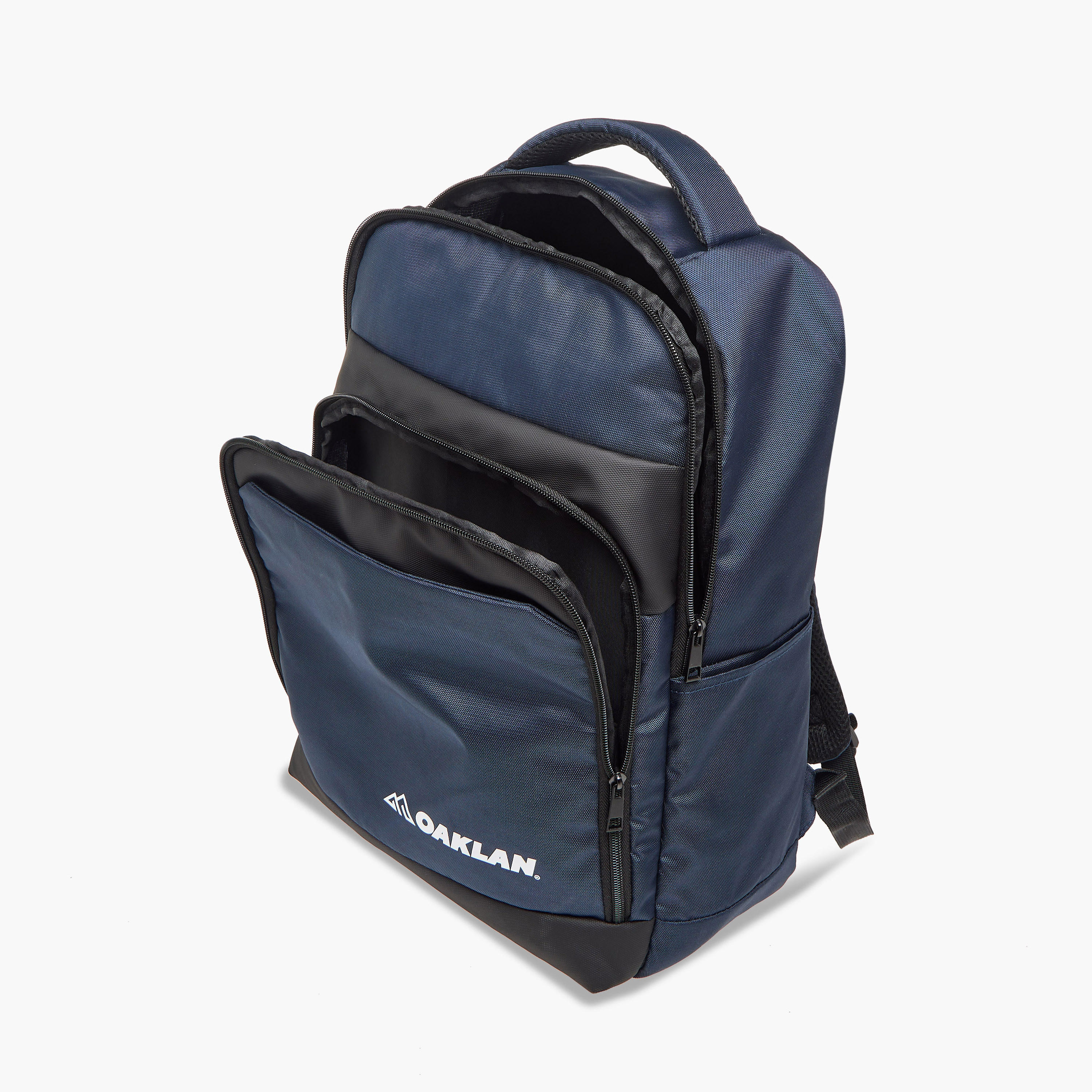 Oaklan by Shoexpress Logo Print School Backpack with Adjustable Straps and Zip Closure - 14x30x43 cm-school-bagsandbackpacks-backpacks-image-8