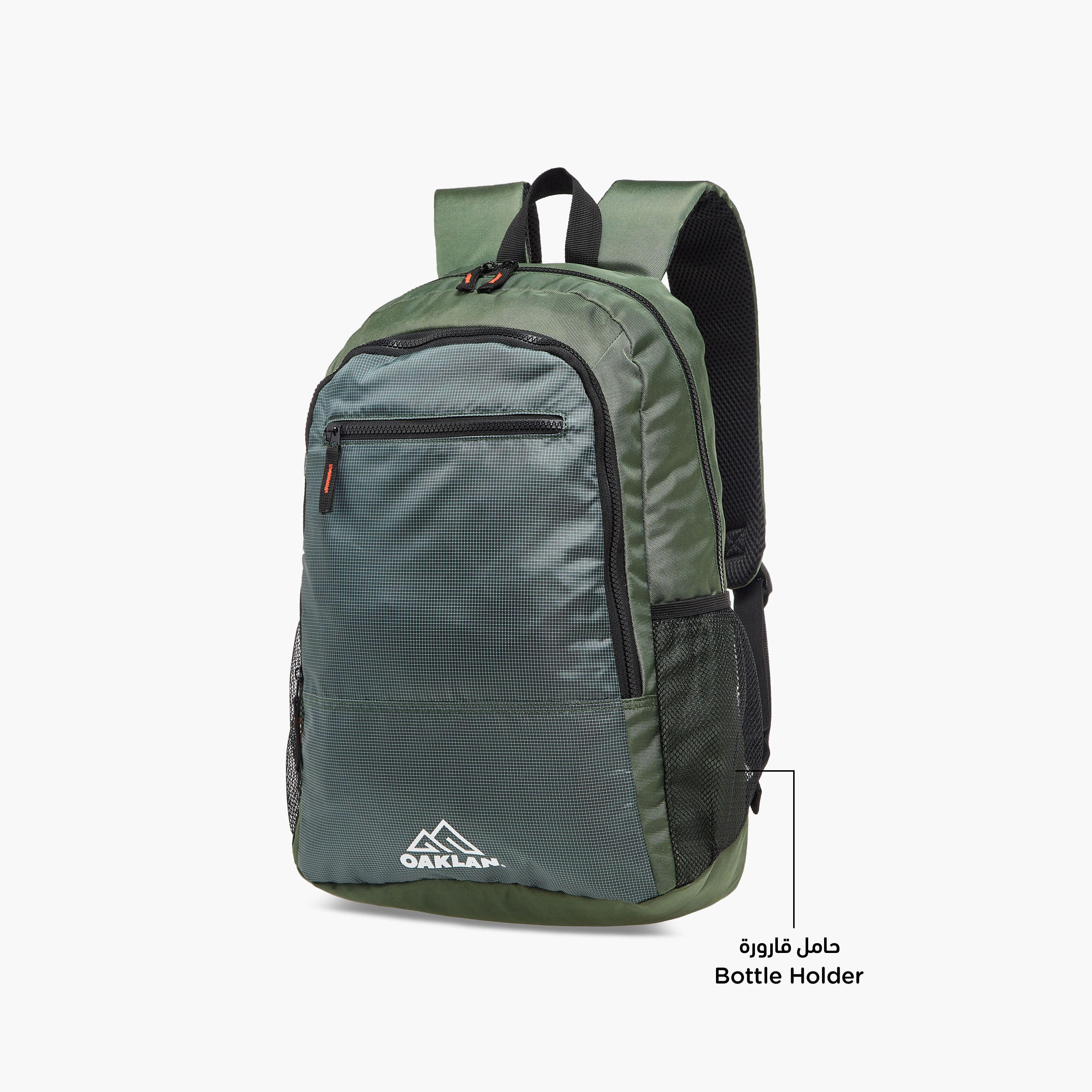 Oaklan by Shoexpress Logo Print School Backpack with Adjustable Straps - 15x29x45 cm-school-bagsandbackpacks-backpacks-image-4
