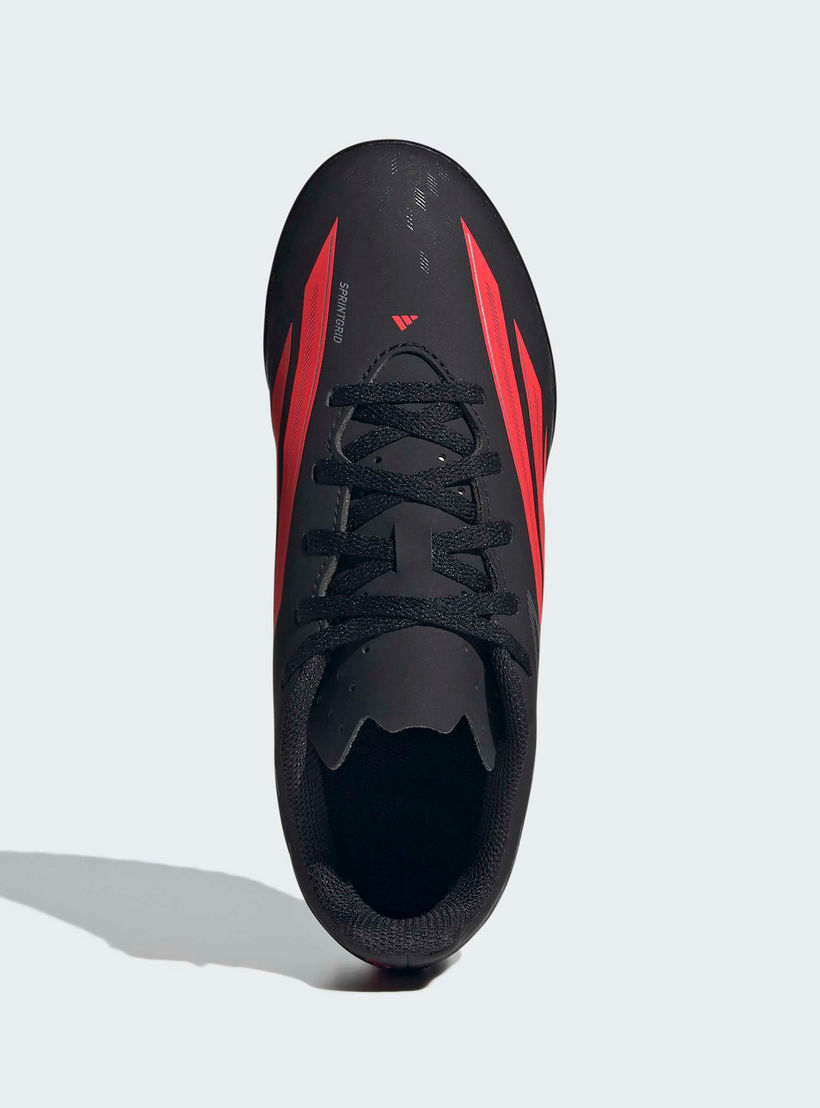 حذاء كرة قدم للعشب الصناعي إف50 كلوب تي إف برباط للأولاد من أديداس-sports-gear-football-shoes-turf-image-3