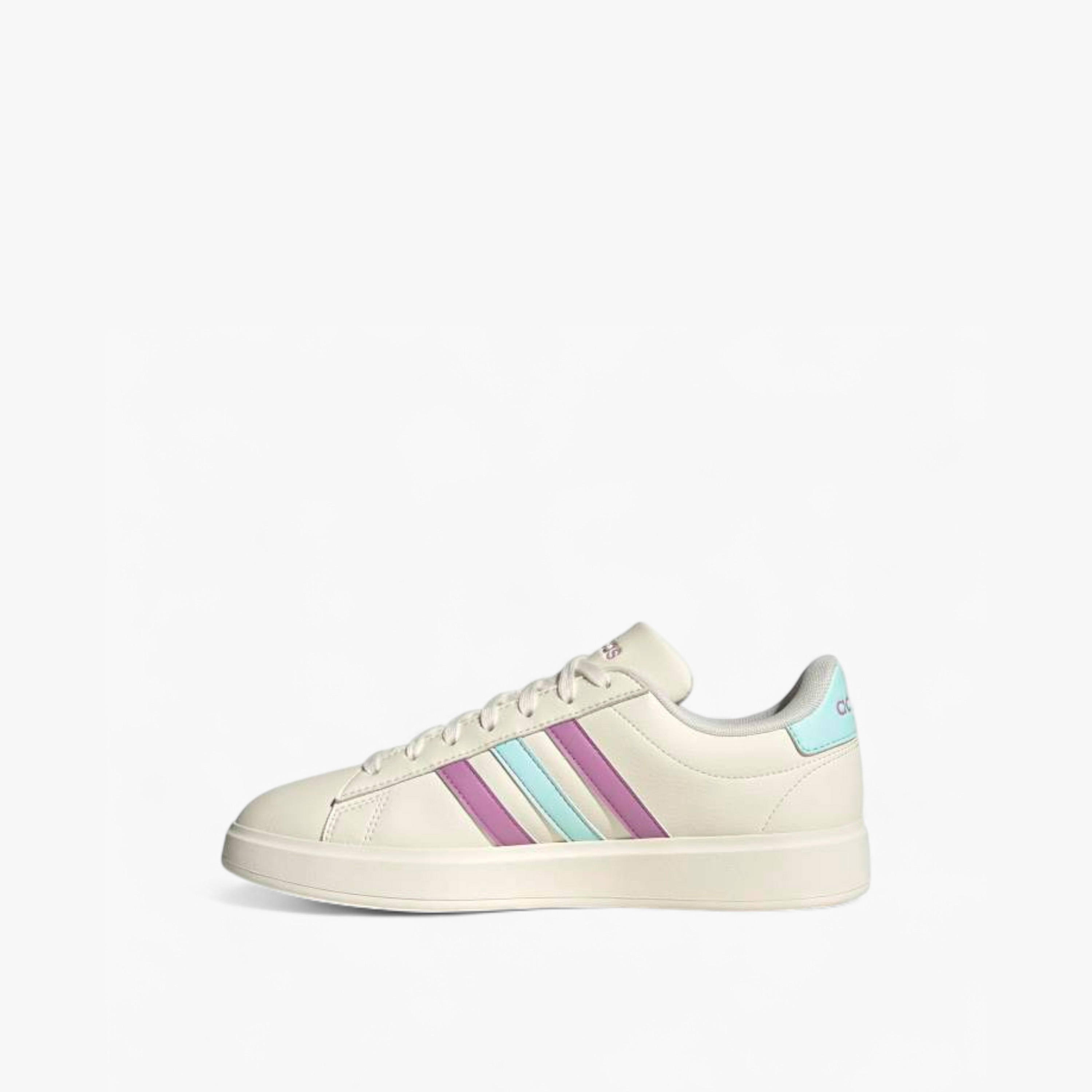 adidas Women's GRAND COURT 2.0 Lace-Up Sneakers - JS1755-women-shoes-sneakers-image-3