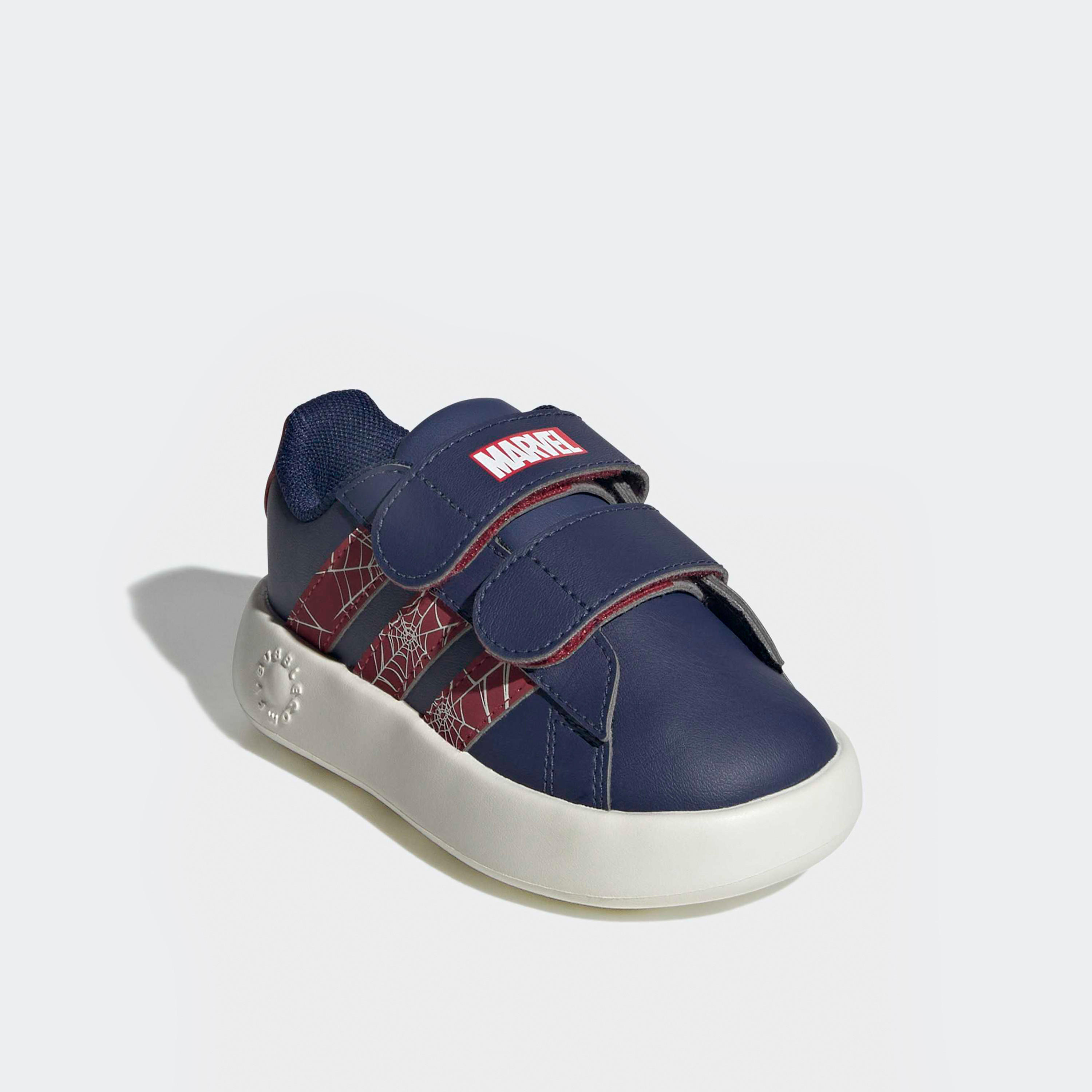 Adidas Grand Court Spider-Man CF Sneakers with Hook & Loop Closure-baby-boys-shoes-closedshoes-image-1