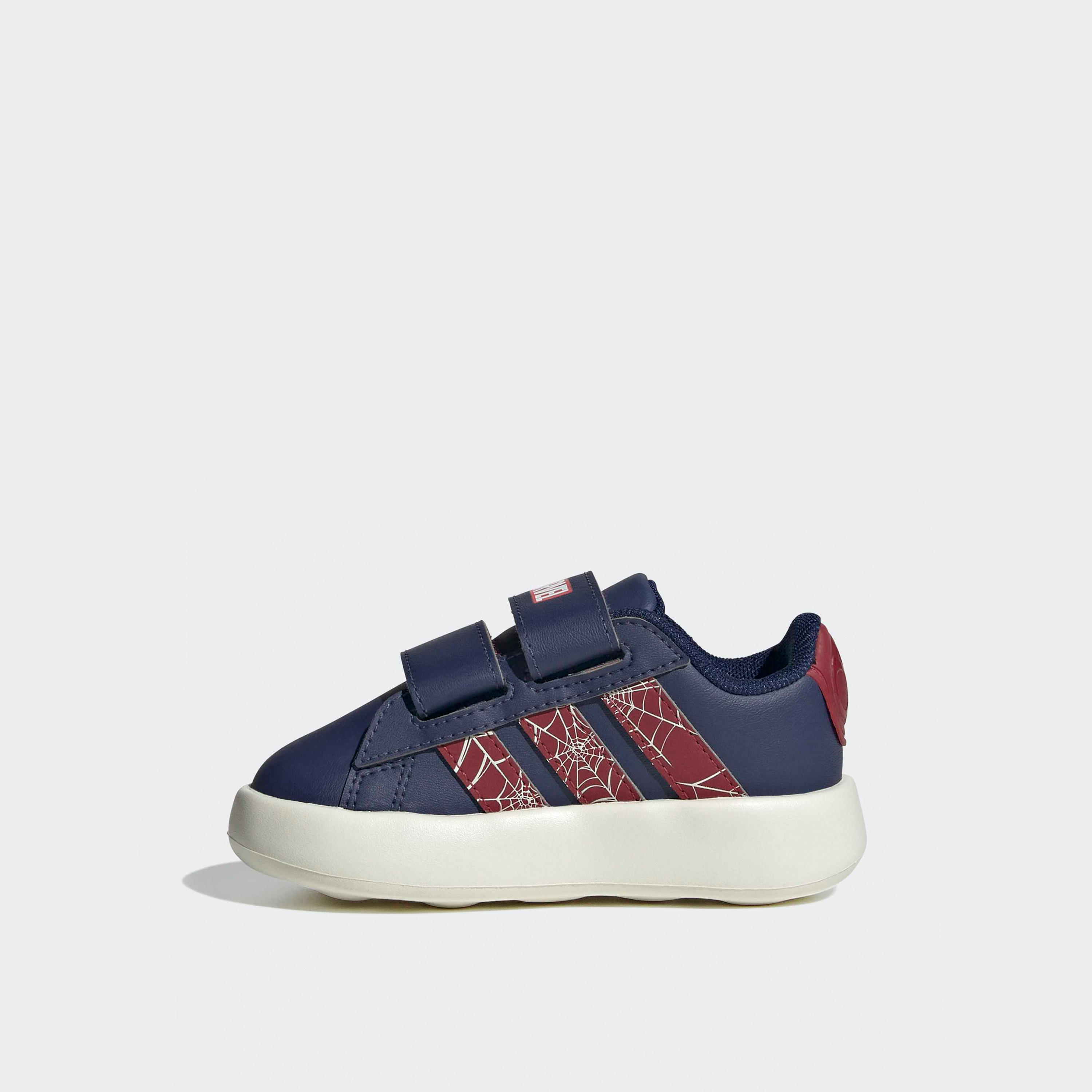 Adidas Grand Court Spider-Man CF Sneakers with Hook & Loop Closure-baby-boys-shoes-closedshoes-image-3